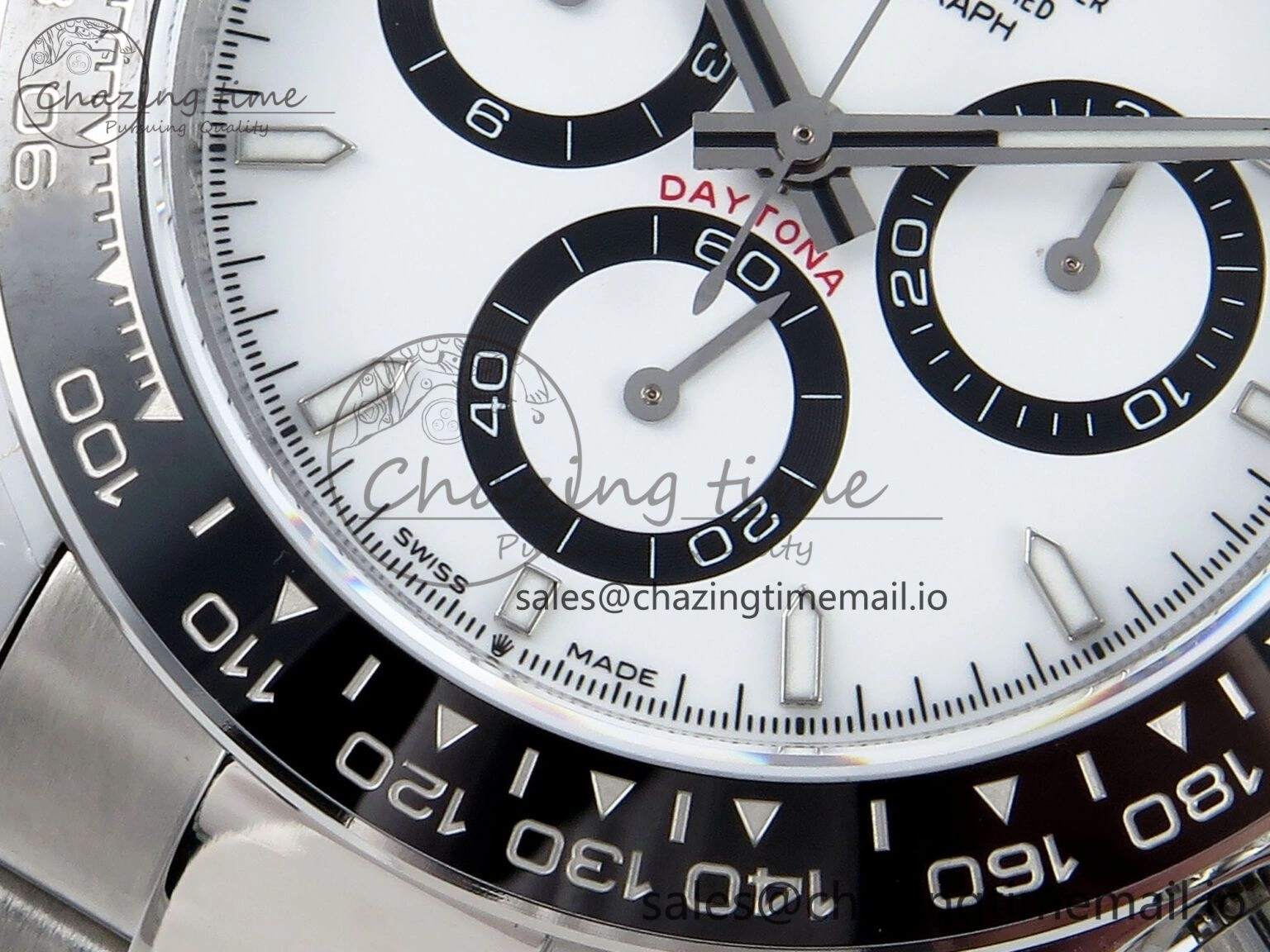 SmartChoice Daytona 126500 QF 1:1 Best Edition White Dial on SS Bracelet Strap SH4131 V 723