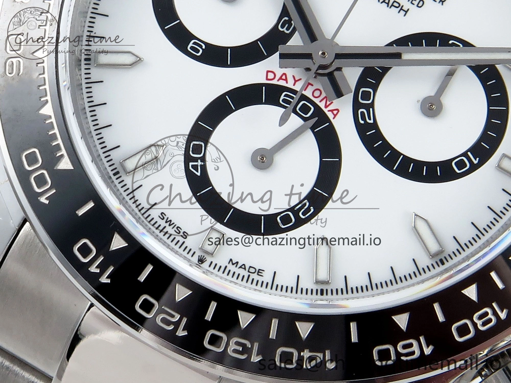 SmartChoice Daytona 126500 QF 1:1 Best Edition White Dial on SS Bracelet Strap SH4131 V 723