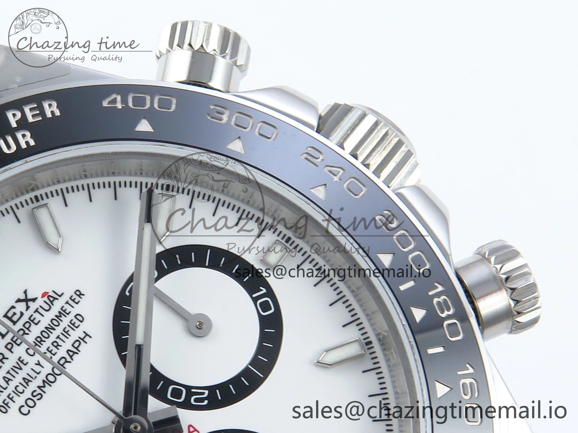 SmartChoice Daytona 126500 QF 1:1 Best Edition White Dial on SS Bracelet Strap SH4131 V 723