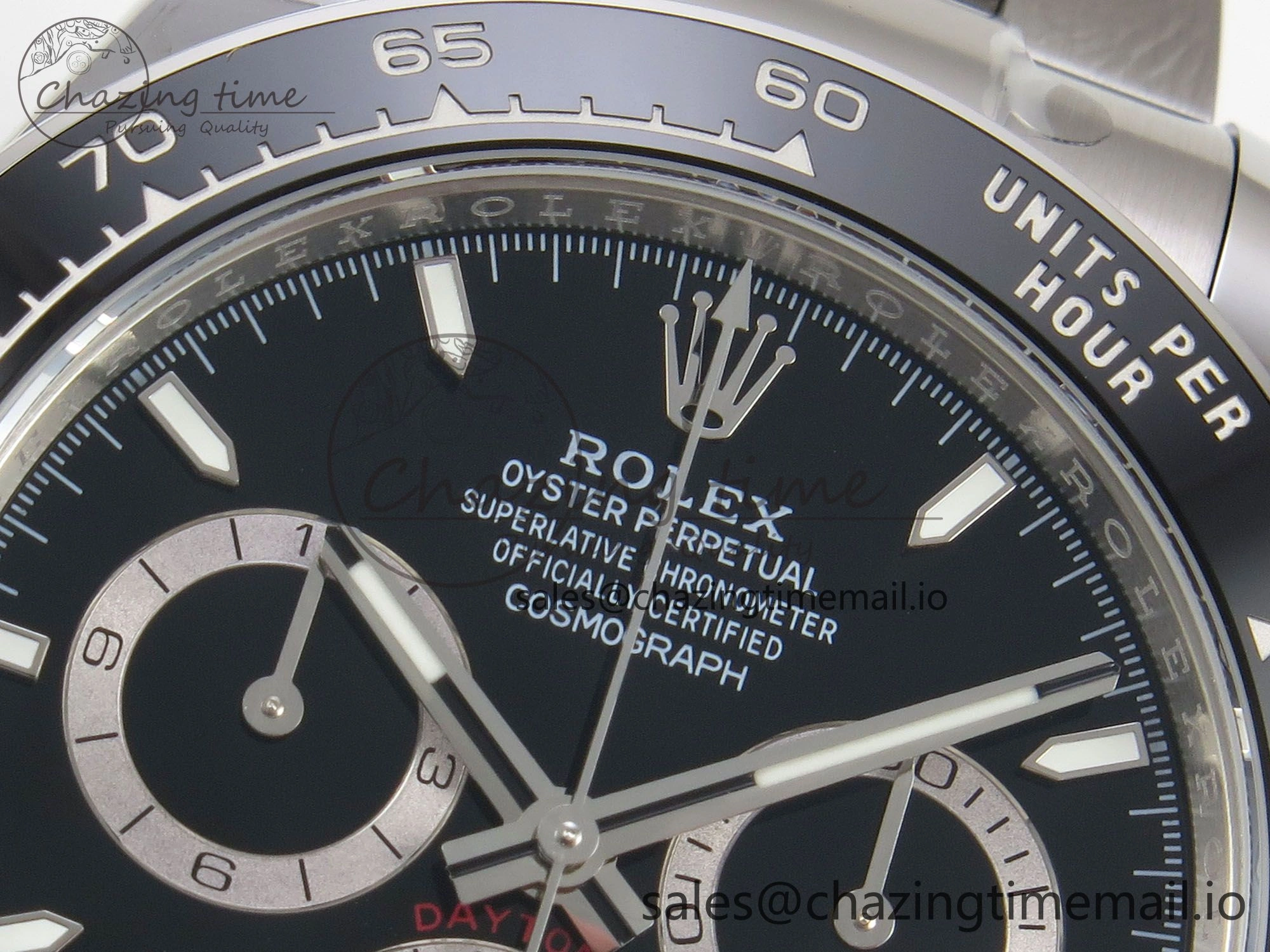 Daytona 126500 THBF 1:1 Best Edition 904L Steel Black Dial on SS Bracelet SH FastDry 133