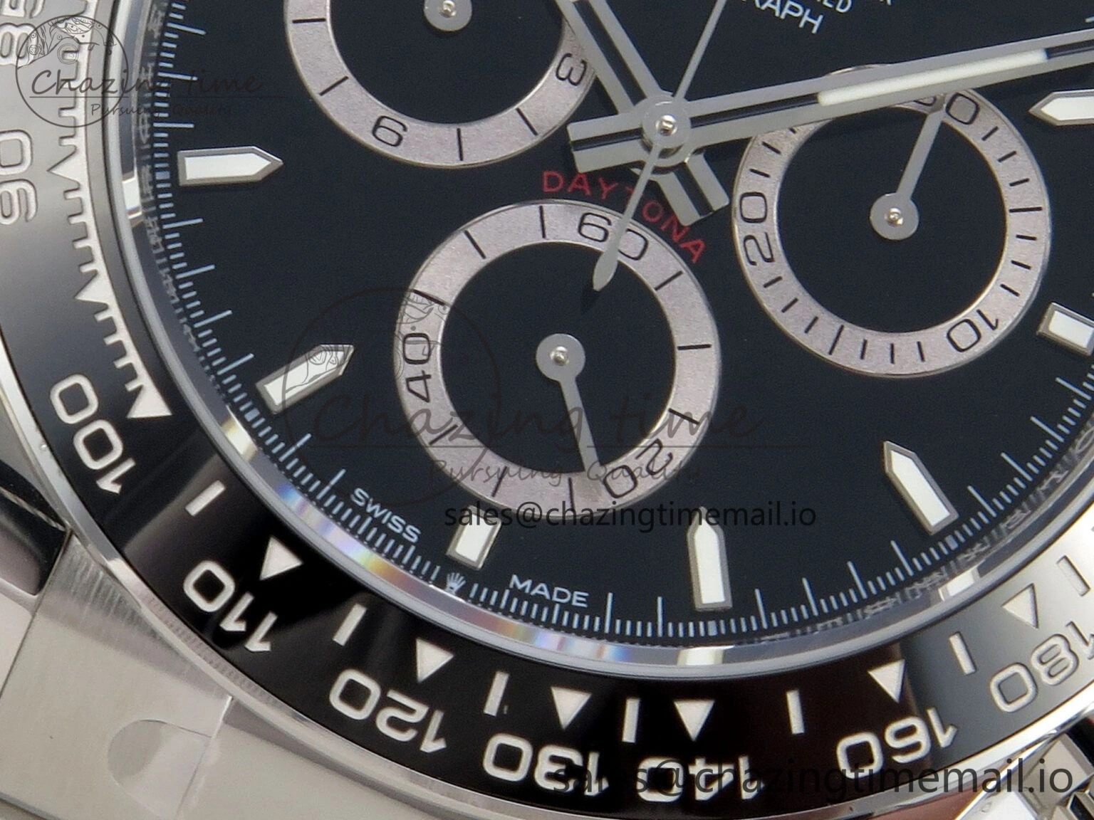 Daytona 126500 THBF 1:1 Best Edition 904L Steel Black Dial on SS Bracelet SH FastDry 133