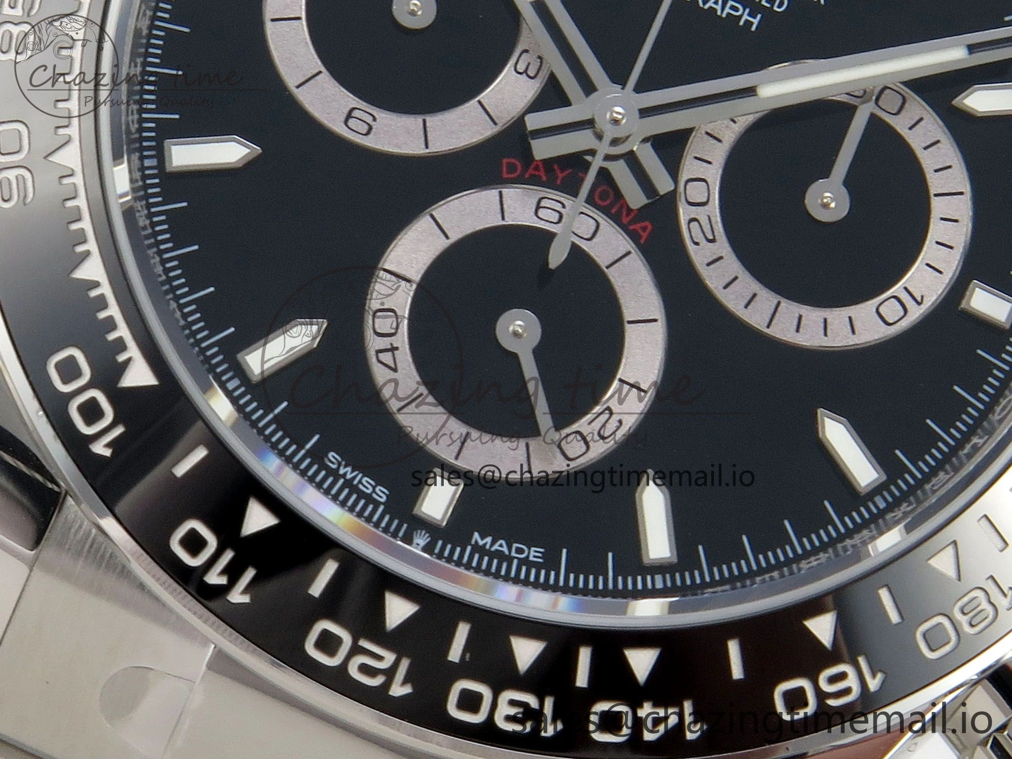 Daytona 126500 THBF 1:1 Best Edition 904L Steel Black Dial on SS Bracelet SH FastDry 133
