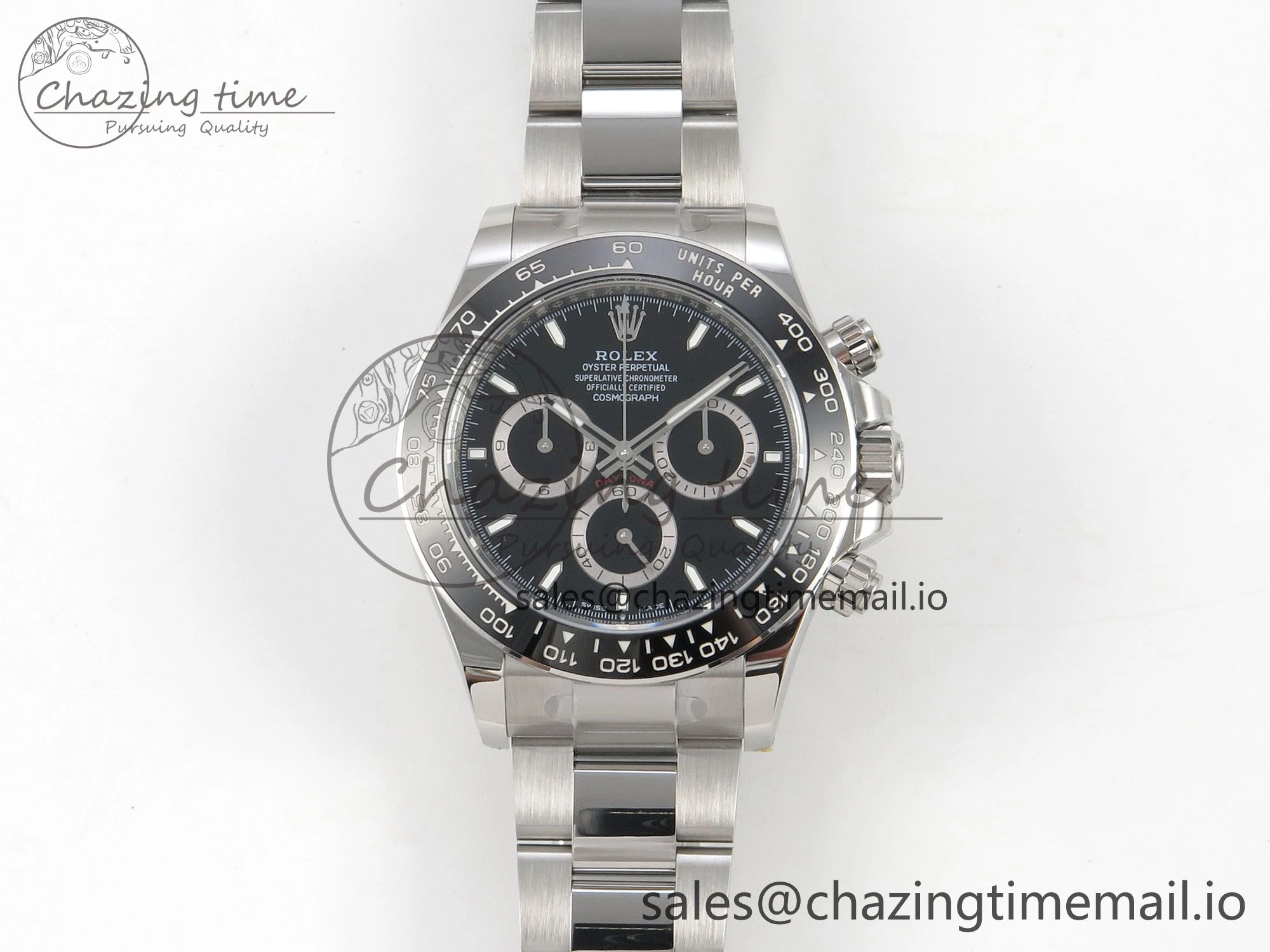 Daytona 126500 THBF 1:1 Best Edition 904L Steel Black Dial on SS Bracelet SH FastDry 133