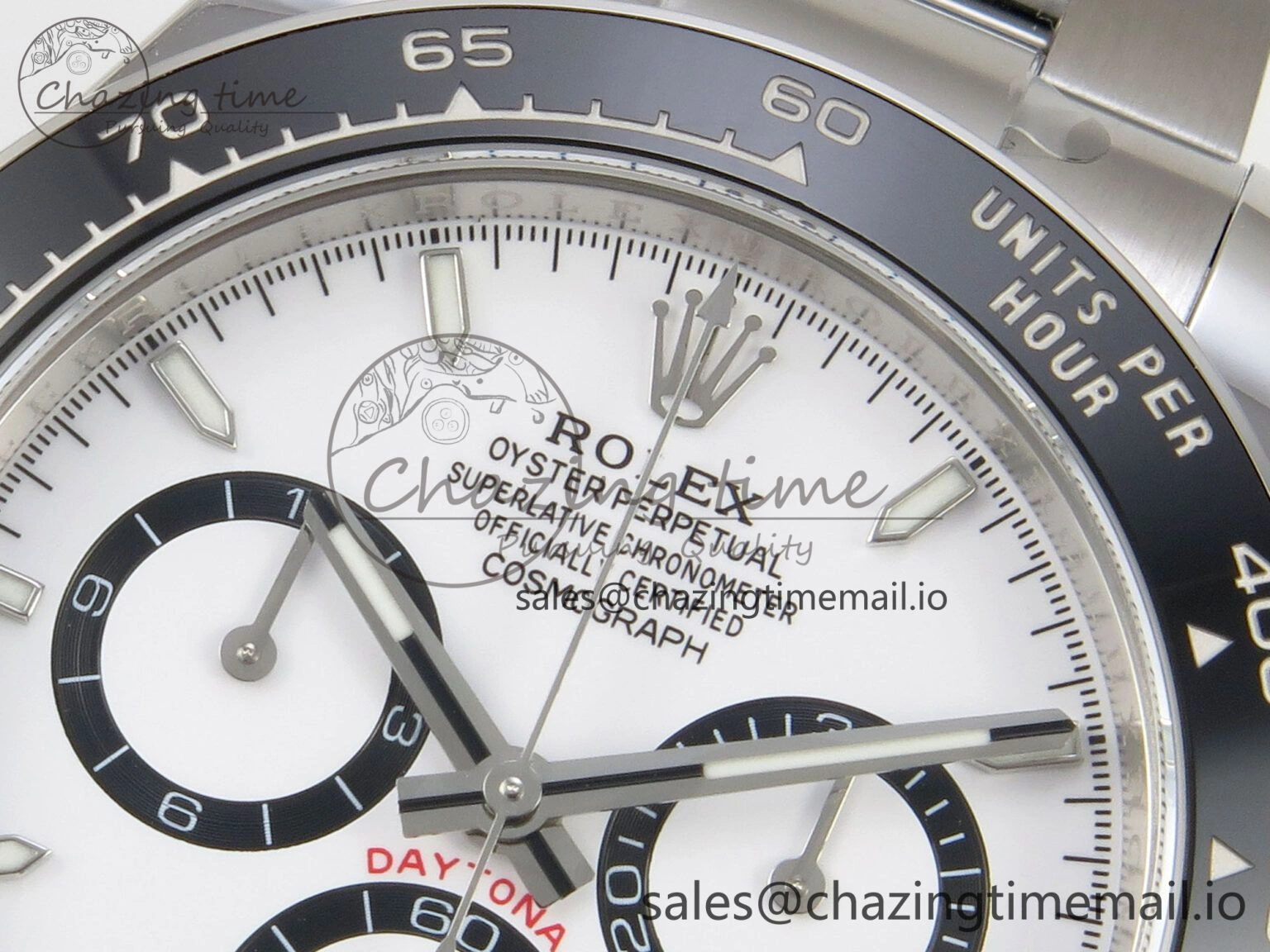 Trendsetting Daytona 126500 THBF 1:1 Best Edition 904L Steel White Dial on SS Bracelet SH 134