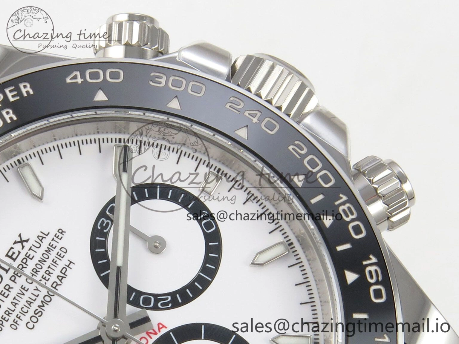 Trendsetting Daytona 126500 THBF 1:1 Best Edition 904L Steel White Dial on SS Bracelet SH 134