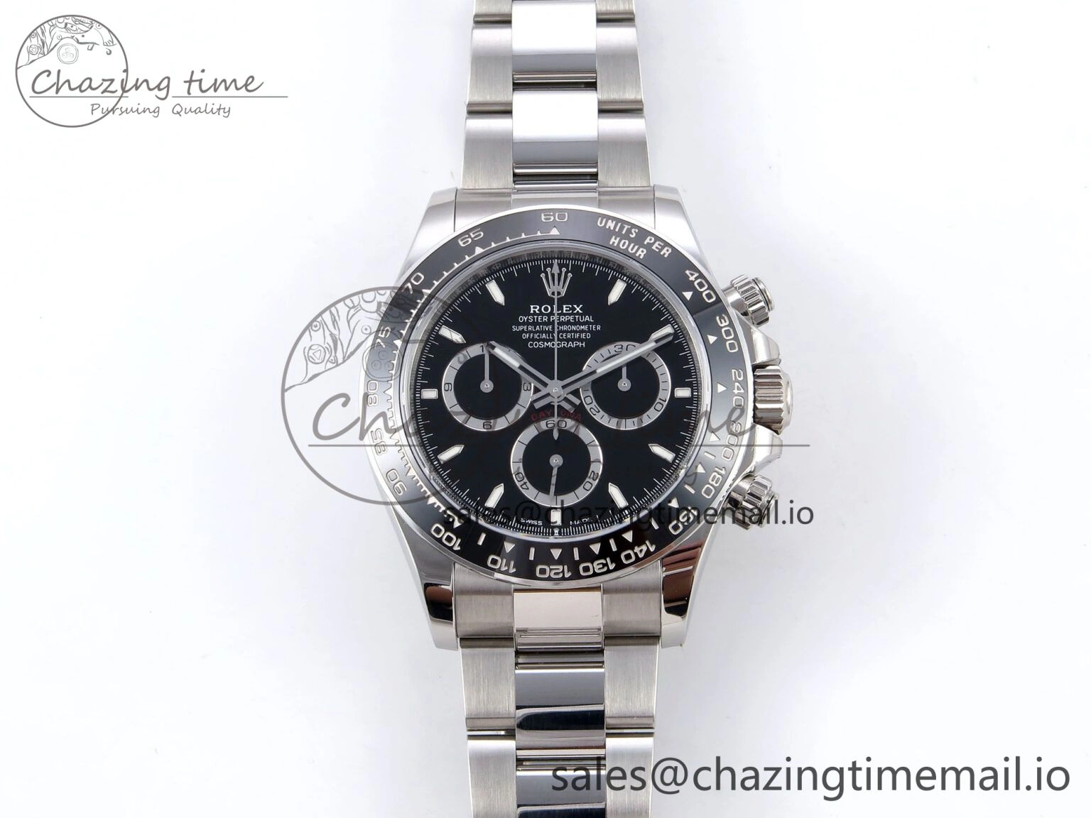 Daytona 126500 VSF 1:1 Best Edition 904L Steel Black Dial on SS Braclet DD Versatile 1240