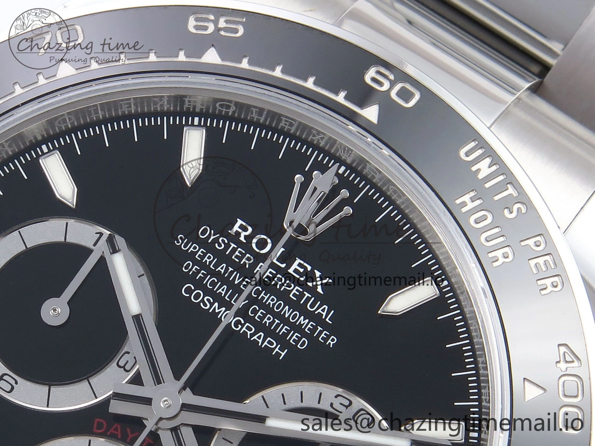 Daytona 126500 VSF 1:1 Best Edition 904L Steel Black Dial on SS Braclet DD Versatile 1240