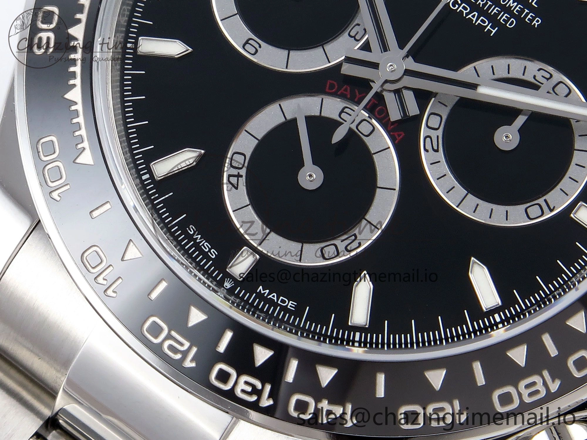 Daytona 126500 VSF 1:1 Best Edition 904L Steel Black Dial on SS Braclet DD Versatile 1240