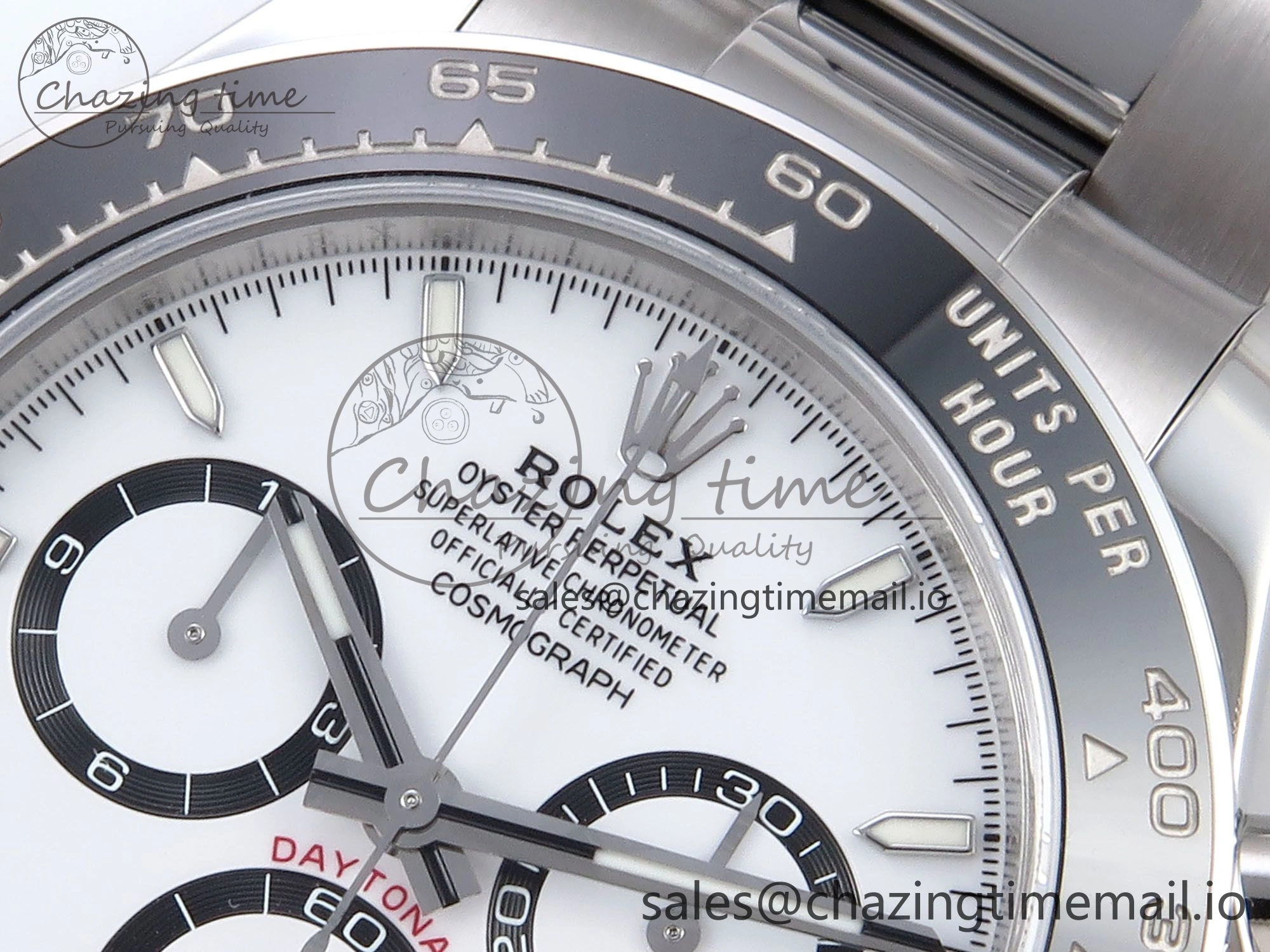 Daytona 126500 VSF 1:1 Best Edition 904L Steel White Dial on SS Braclet DD Supportive 1238