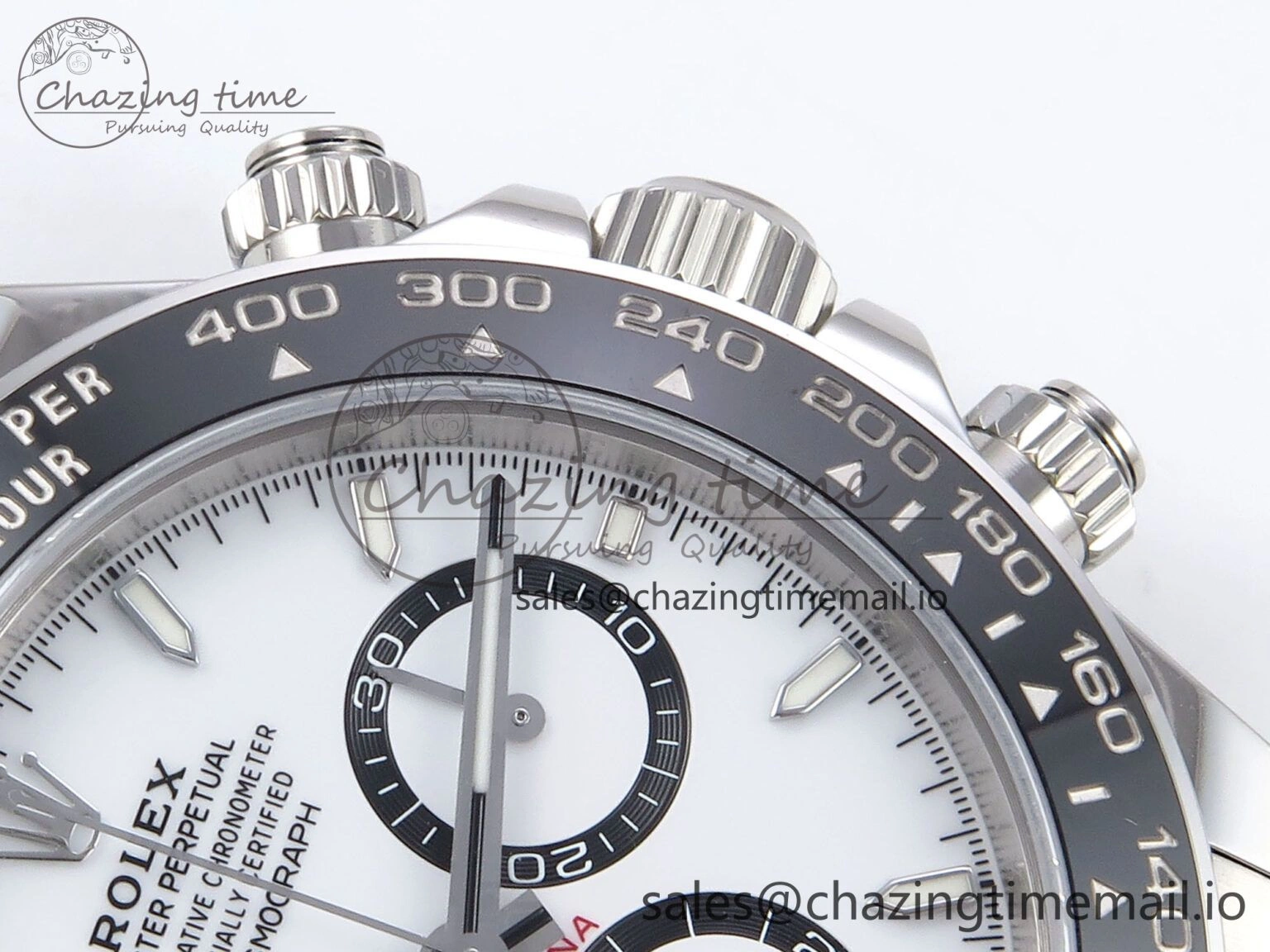 Daytona 126500 VSF 1:1 Best Edition 904L Steel White Dial on SS Braclet DD Supportive 1238