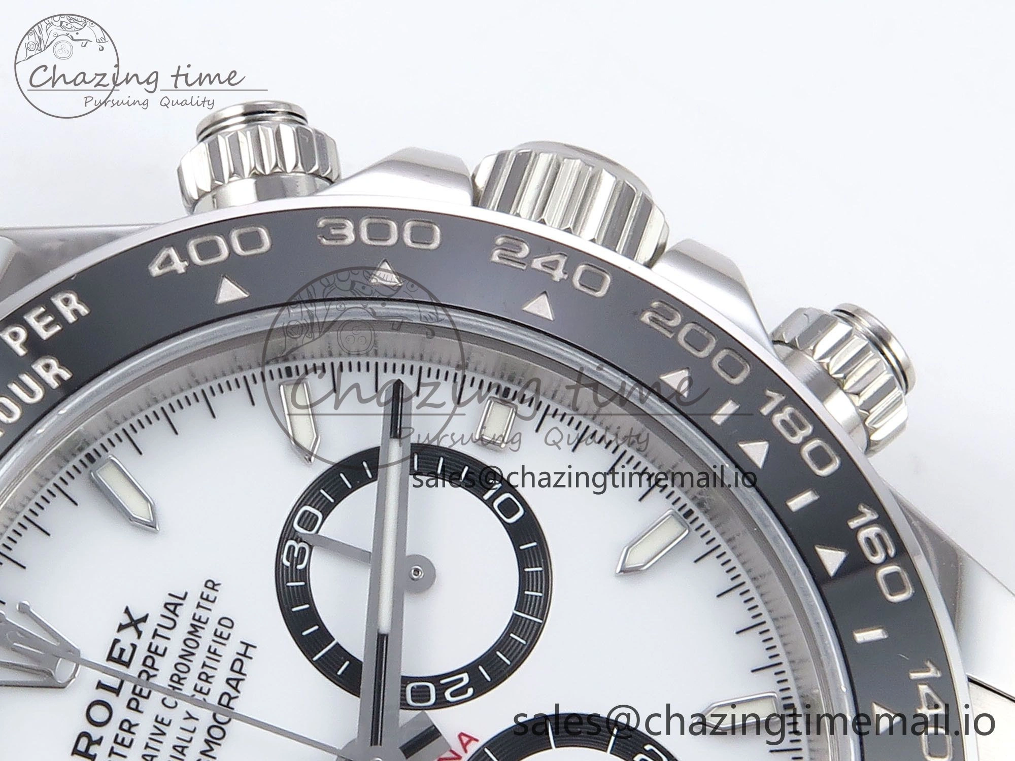 Daytona 126500 VSF 1:1 Best Edition 904L Steel White Dial on SS Braclet DD Supportive 1238