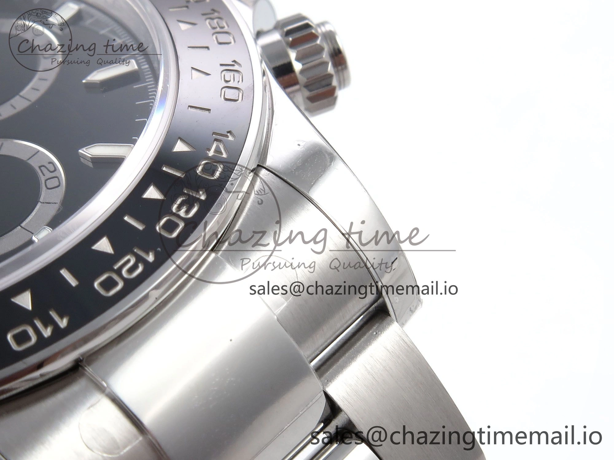 Unique Daytona 126500 ZF 1:1 Best Edition 904L Steel Black Dial on SS Braclet SH 1071