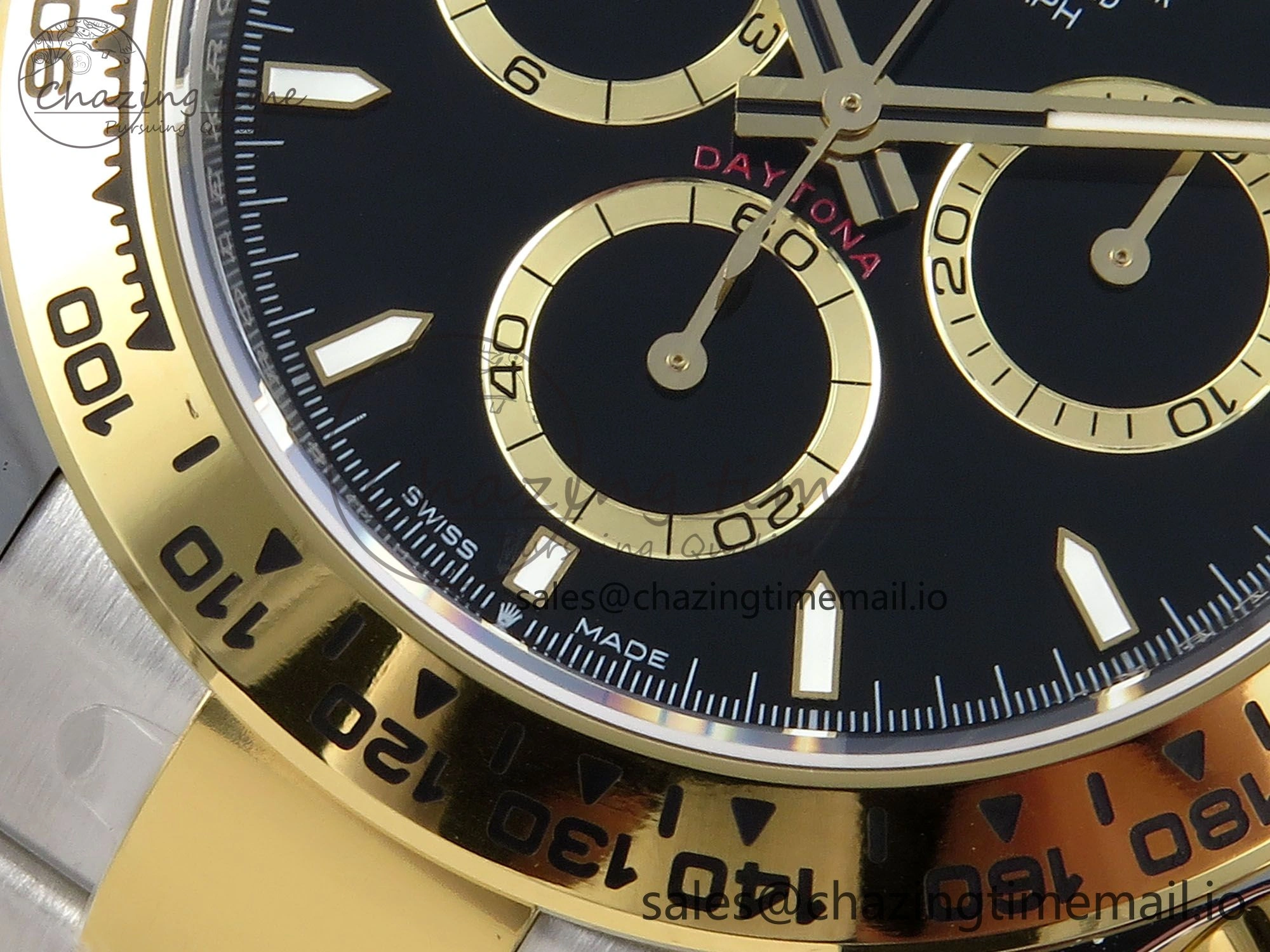 ZipUp Daytona 126503 APSF 1:1 Best Edition Black Dial on SS YG Braclet SH 735