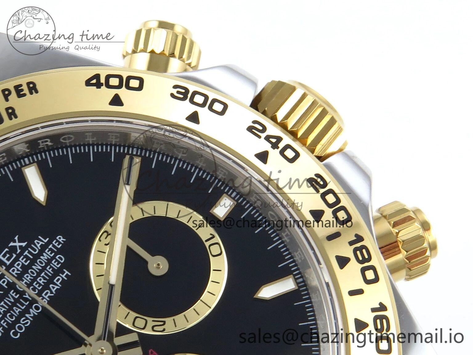 ZipUp Daytona 126503 APSF 1:1 Best Edition Black Dial on SS YG Braclet SH 735