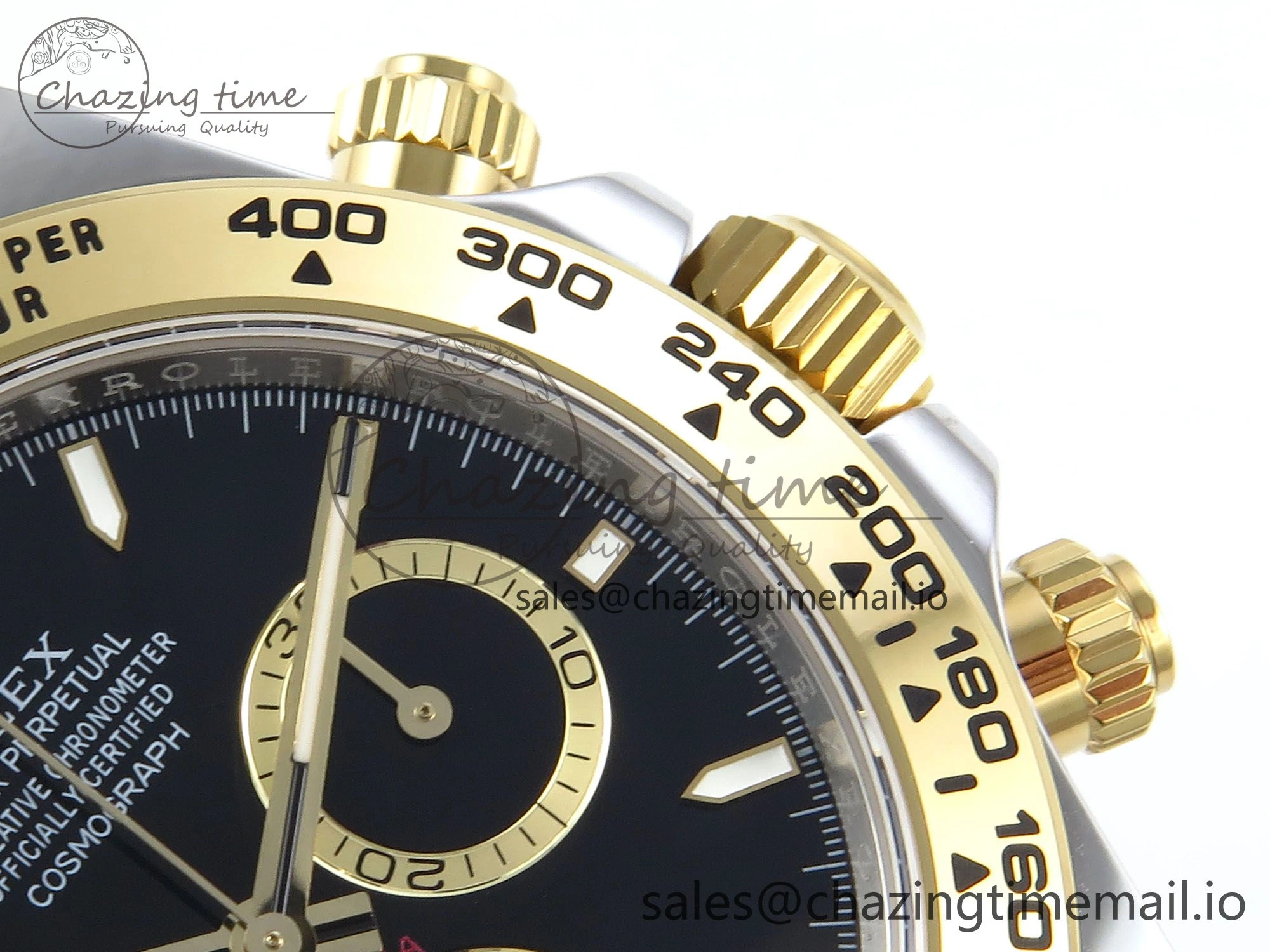 ZipUp Daytona 126503 APSF 1:1 Best Edition Black Dial on SS YG Braclet SH 735