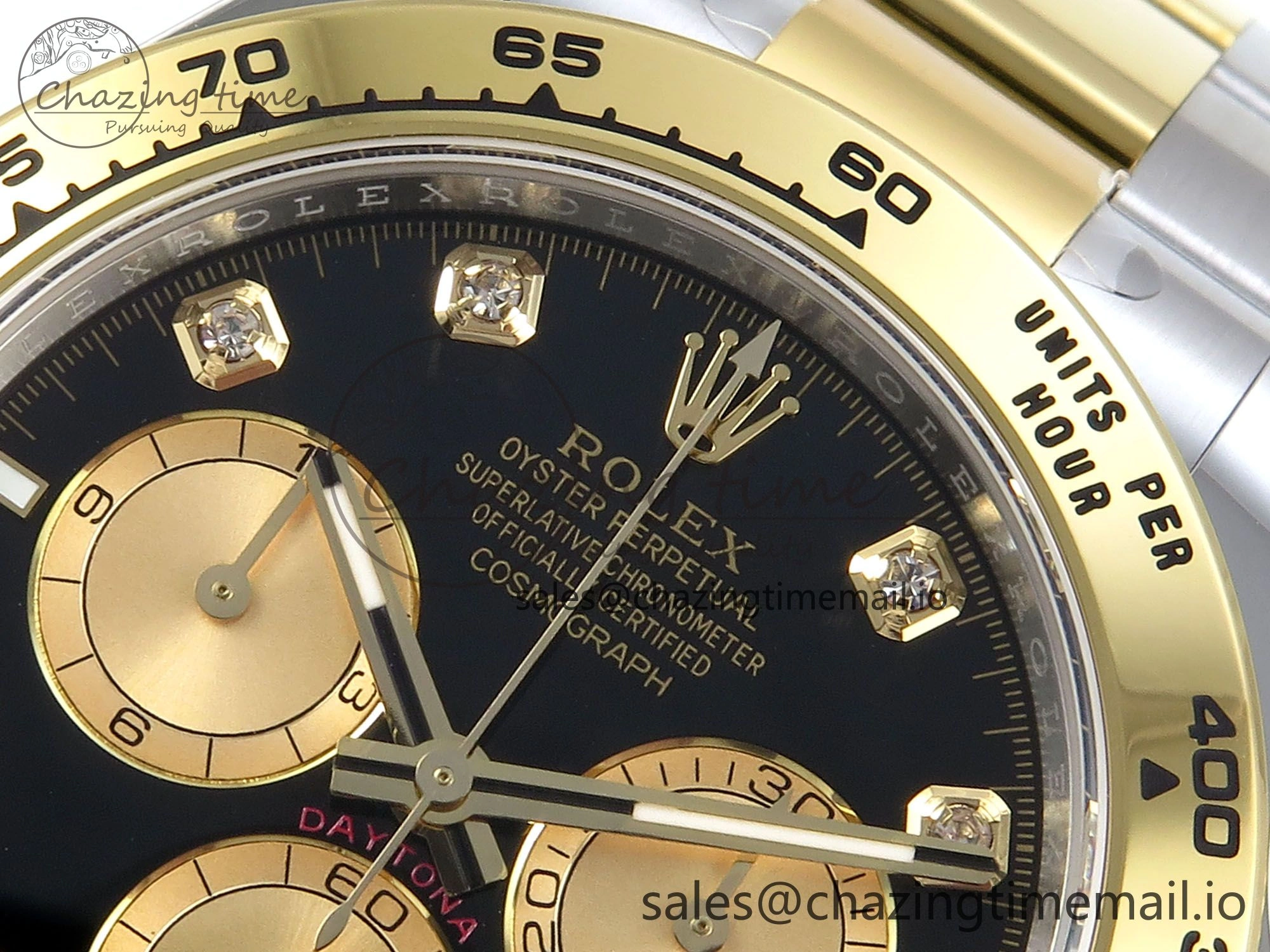 Daytona 126503 APSF 1:1 Best Edition Black YG Dial on SS YG Braclet SH Timeless 736