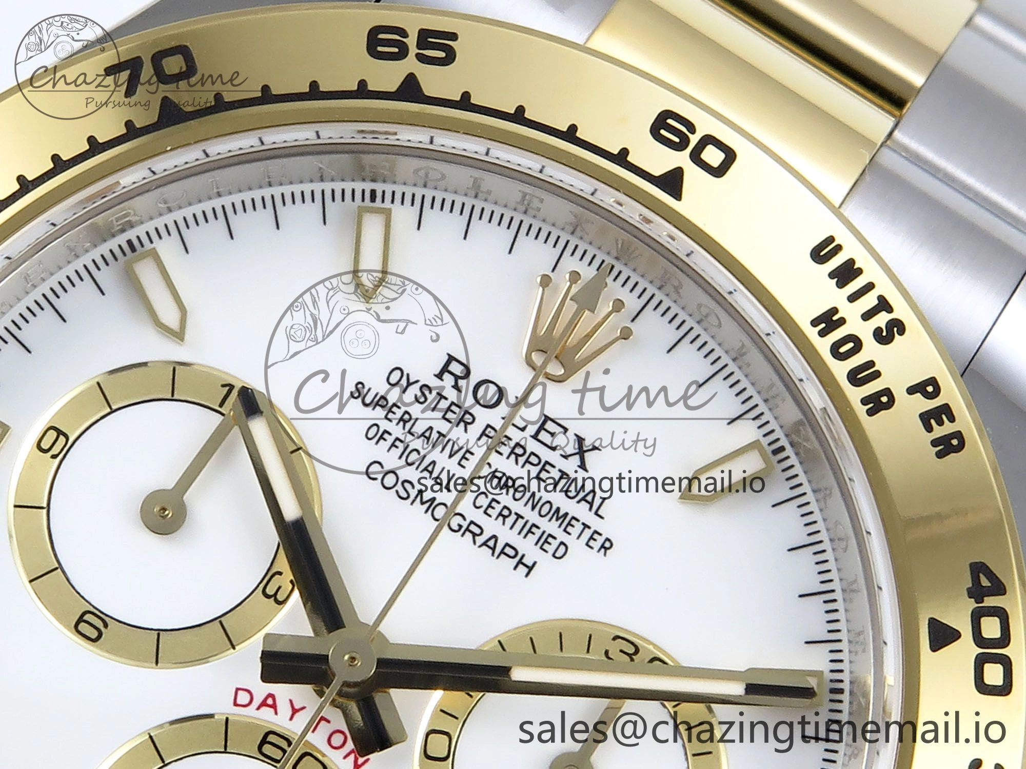 Resilient Daytona 126503 APSF 1:1 Best Edition White Dial on SS YG Braclet SH 733