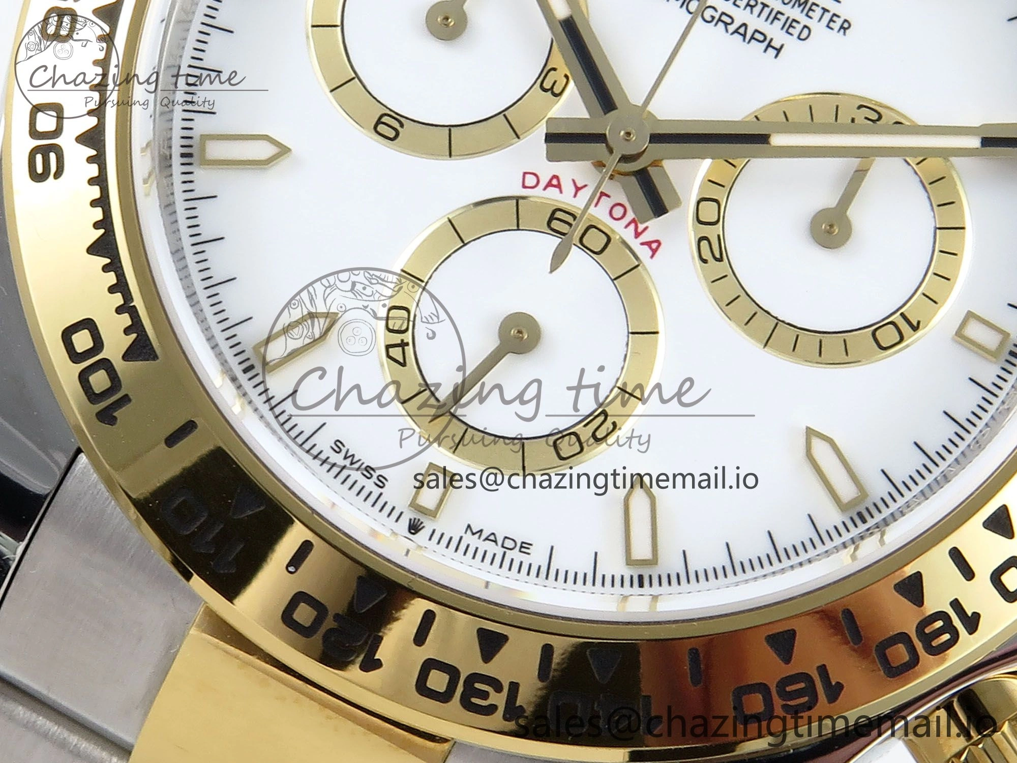 Resilient Daytona 126503 APSF 1:1 Best Edition White Dial on SS YG Braclet SH 733