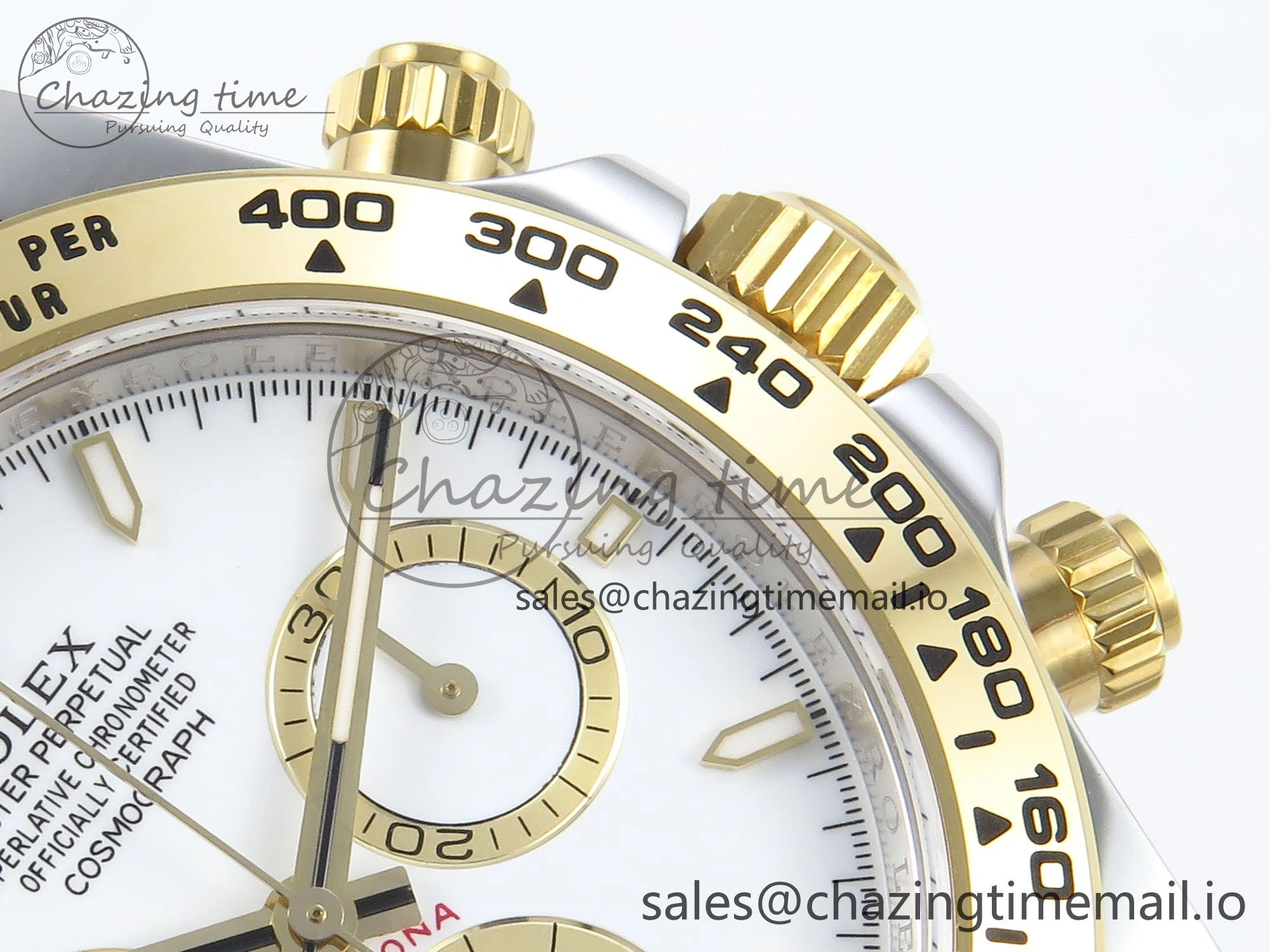 Resilient Daytona 126503 APSF 1:1 Best Edition White Dial on SS YG Braclet SH 733
