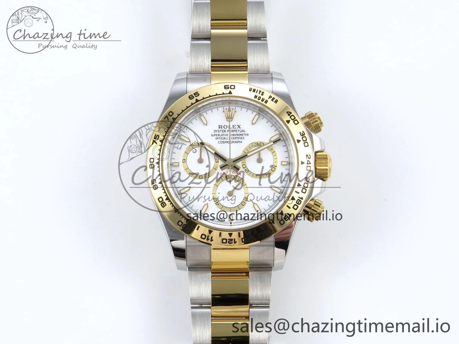 Resilient Daytona 126503 APSF 1:1 Best Edition White Dial on SS YG Braclet SH 733
