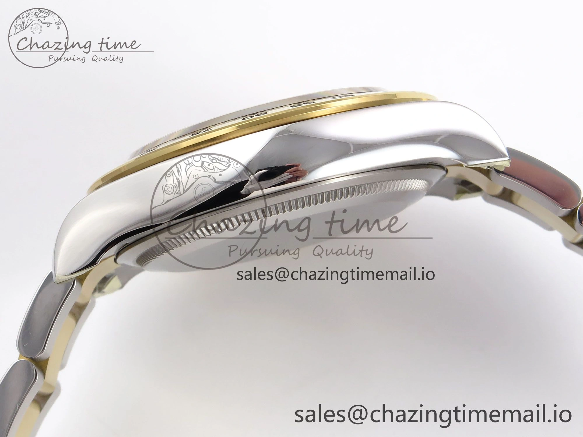 Efficient Daytona 126503 APSF 1:1 Best Edition YG Black Diamonds Dial on YG SS Bracelet SH 1024