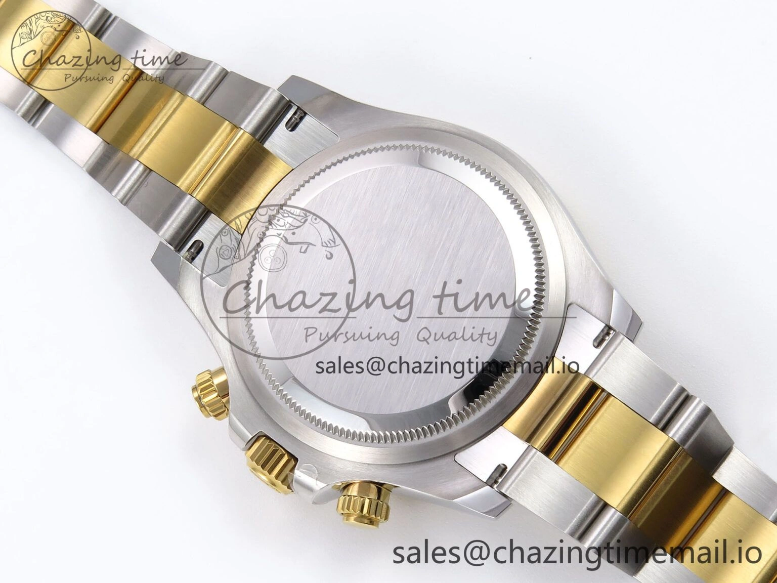 Efficient Daytona 126503 APSF 1:1 Best Edition YG Black Diamonds Dial on YG SS Bracelet SH 1024