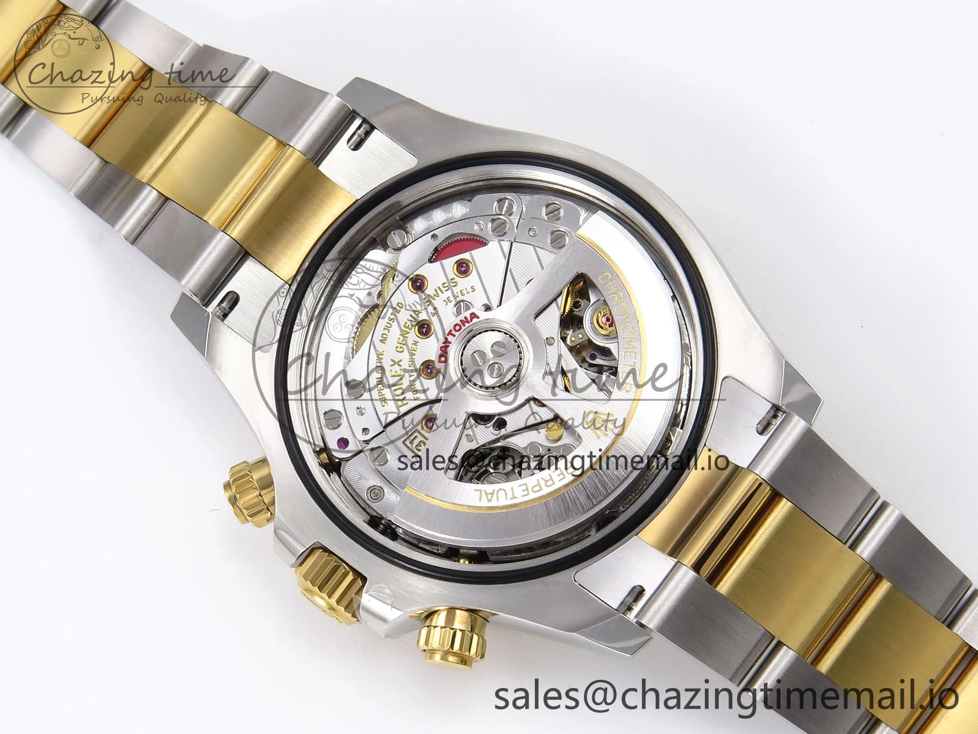 Efficient Daytona 126503 APSF 1:1 Best Edition YG Black Diamonds Dial on YG SS Bracelet SH 1024