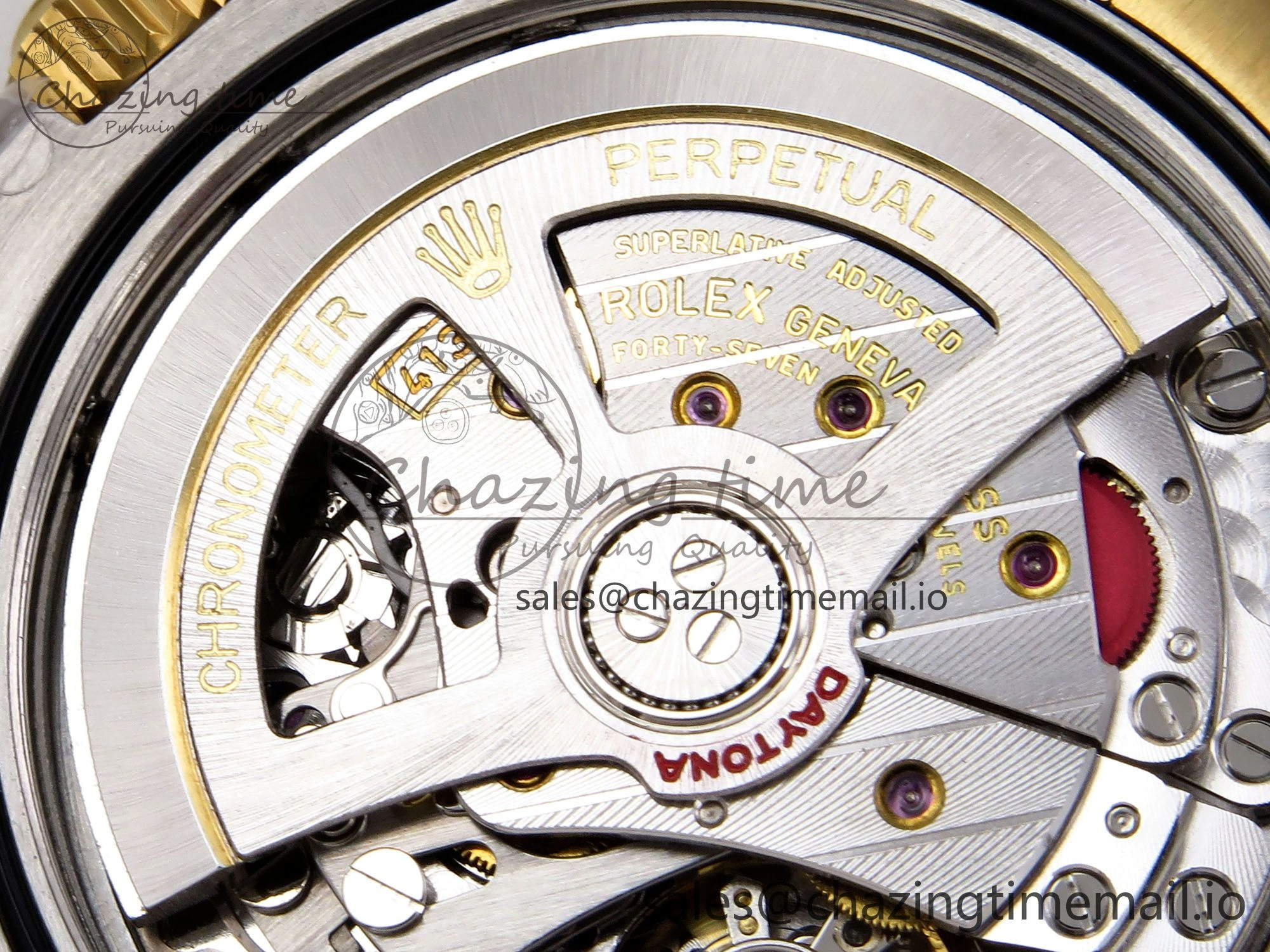 Efficient Daytona 126503 APSF 1:1 Best Edition YG Black Diamonds Dial on YG SS Bracelet SH 1024