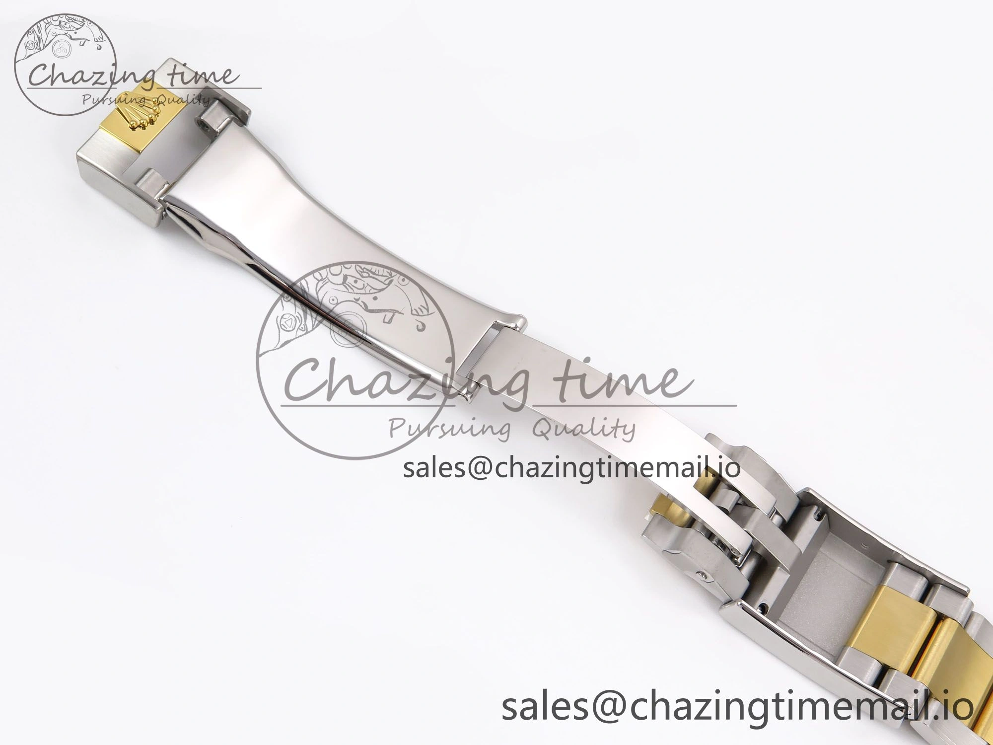 Efficient Daytona 126503 APSF 1:1 Best Edition YG Black Diamonds Dial on YG SS Bracelet SH 1024