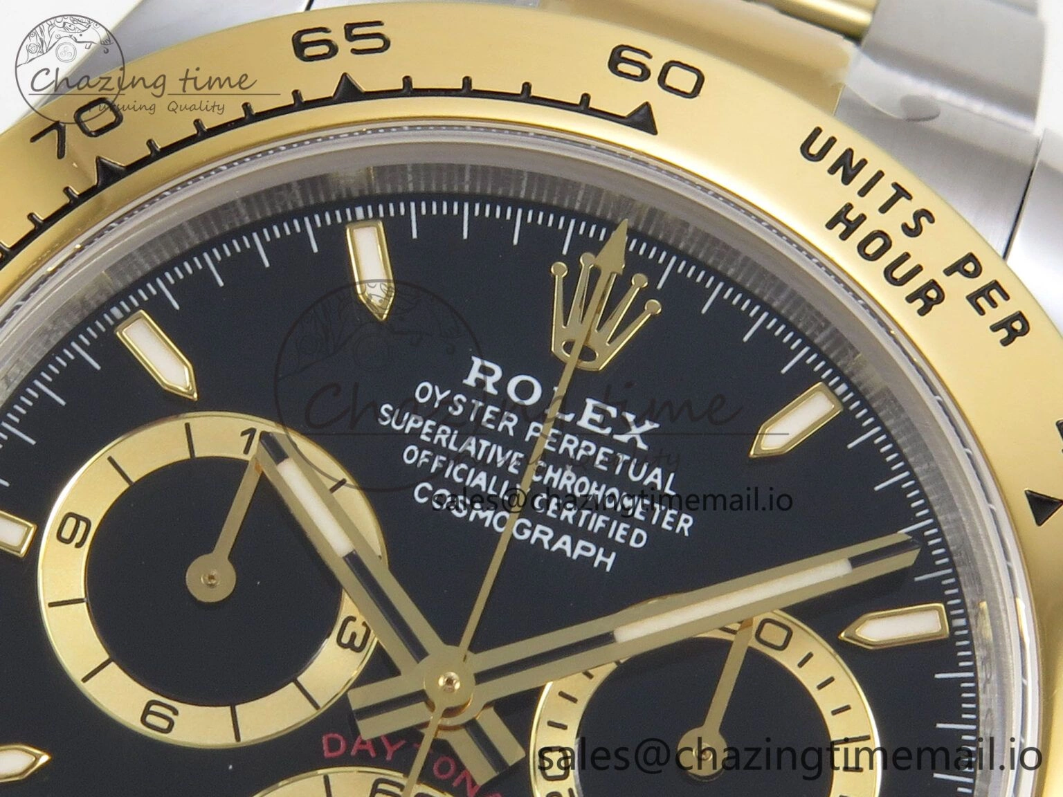 SoftTouch Daytona 126503 Clean 1:1 Best Edition 904L Black Dial on SS YG Bracelet Super Clone DD 240