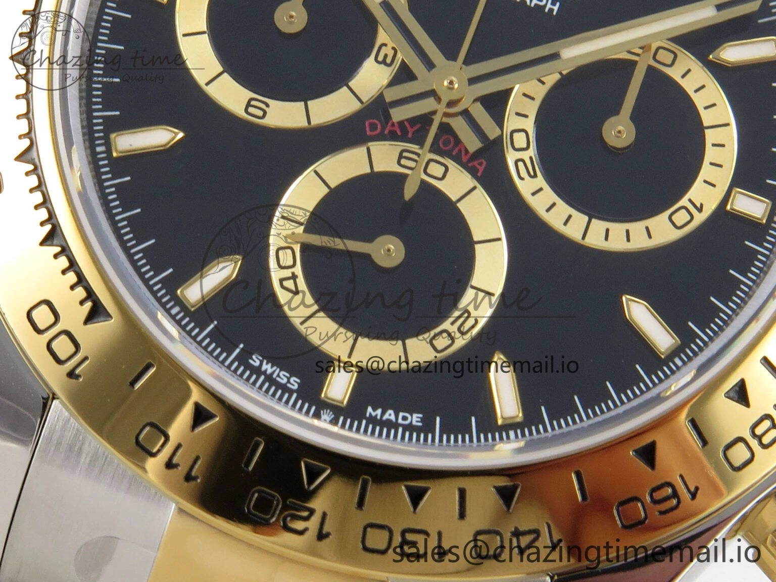 SoftTouch Daytona 126503 Clean 1:1 Best Edition 904L Black Dial on SS YG Bracelet Super Clone DD 240