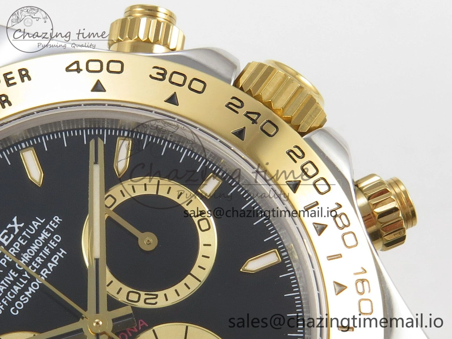 SoftTouch Daytona 126503 Clean 1:1 Best Edition 904L Black Dial on SS YG Bracelet Super Clone DD 240