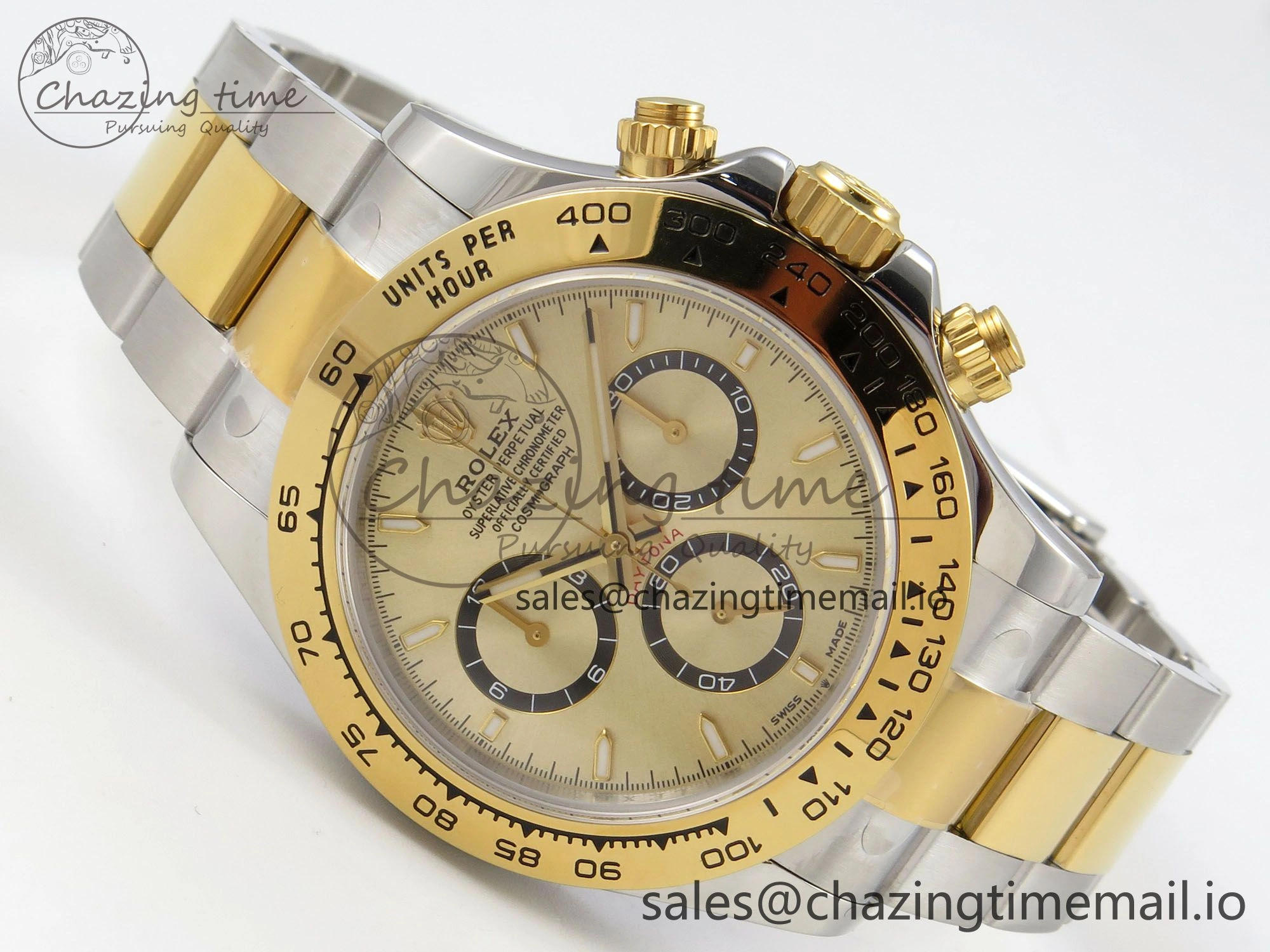 Daytona 126503 Clean 1:1 Best Edition 904L YG Dial on SS YG Bracelet Super Clone DD Popular 242