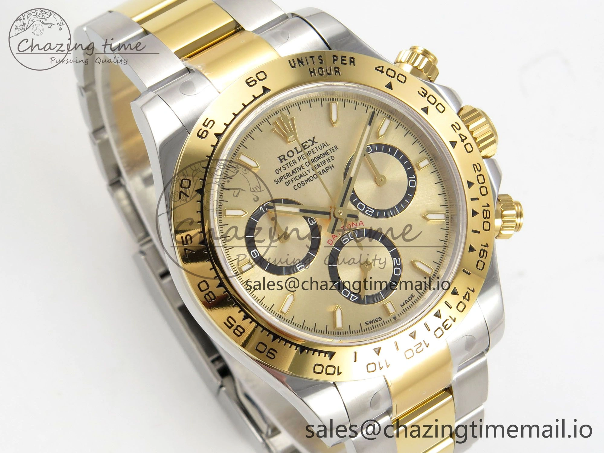 Daytona 126503 Clean 1:1 Best Edition 904L YG Dial on SS YG Bracelet Super Clone DD Popular 242