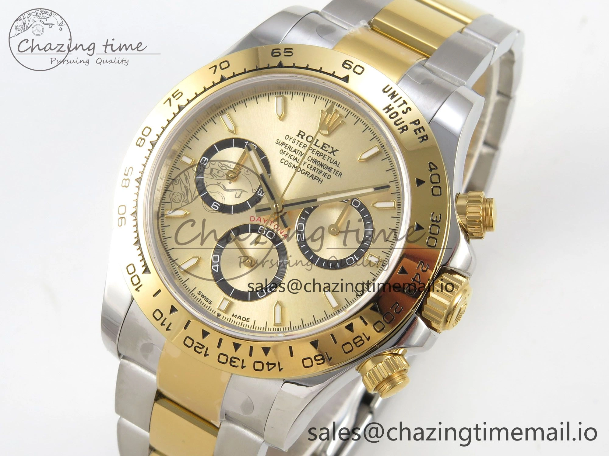 Daytona 126503 Clean 1:1 Best Edition 904L YG Dial on SS YG Bracelet Super Clone DD Popular 242