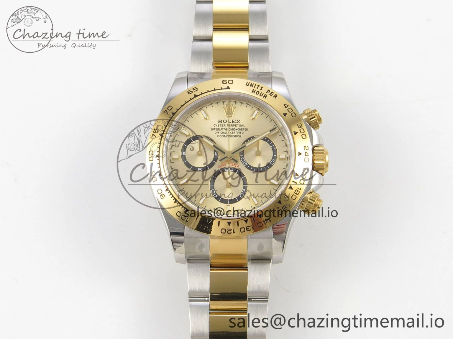 Daytona 126503 Clean 1:1 Best Edition 904L YG Dial on SS YG Bracelet Super Clone DD Popular 242