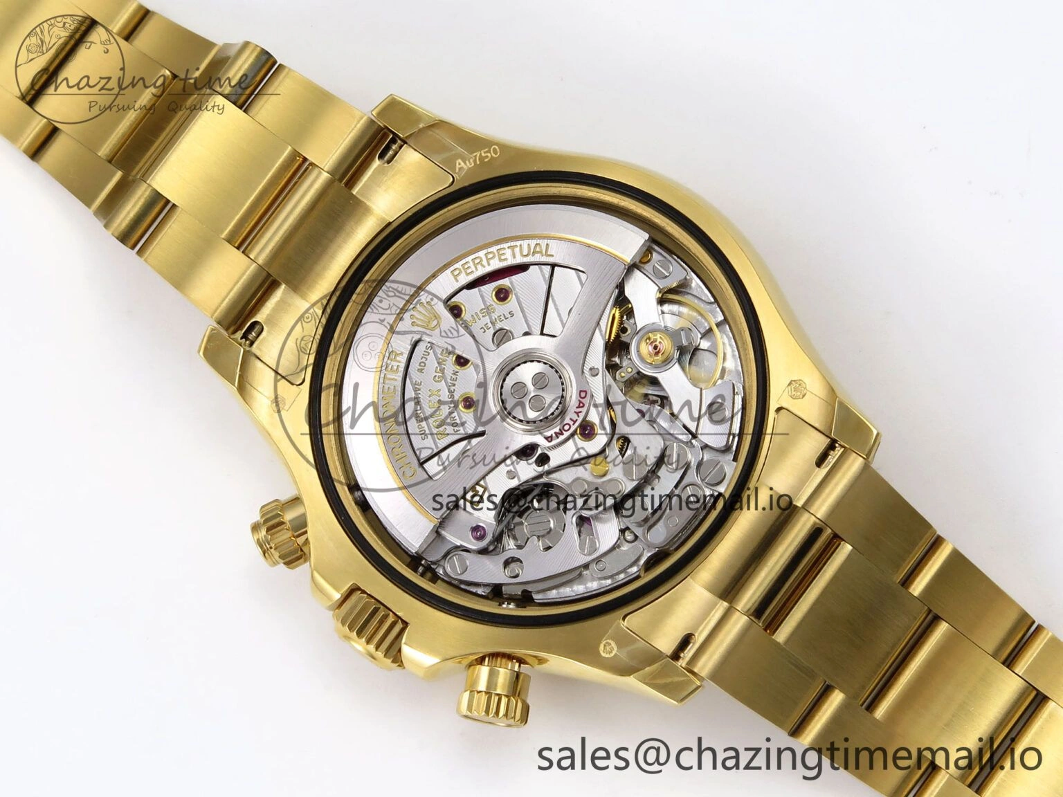 Compact Daytona 126503 QF 1:1 Best Edition Black Dial on YG Bracelet SH4131 V6 (Gain Weight） 1083
