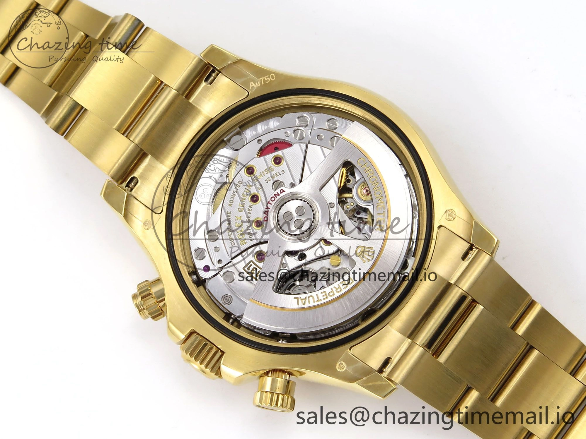 Classic Daytona 126503 QF 1:1 Best Edition Black YG Dial on SS YG Bracelet SH4131 V6 (Gain Weight） 1082