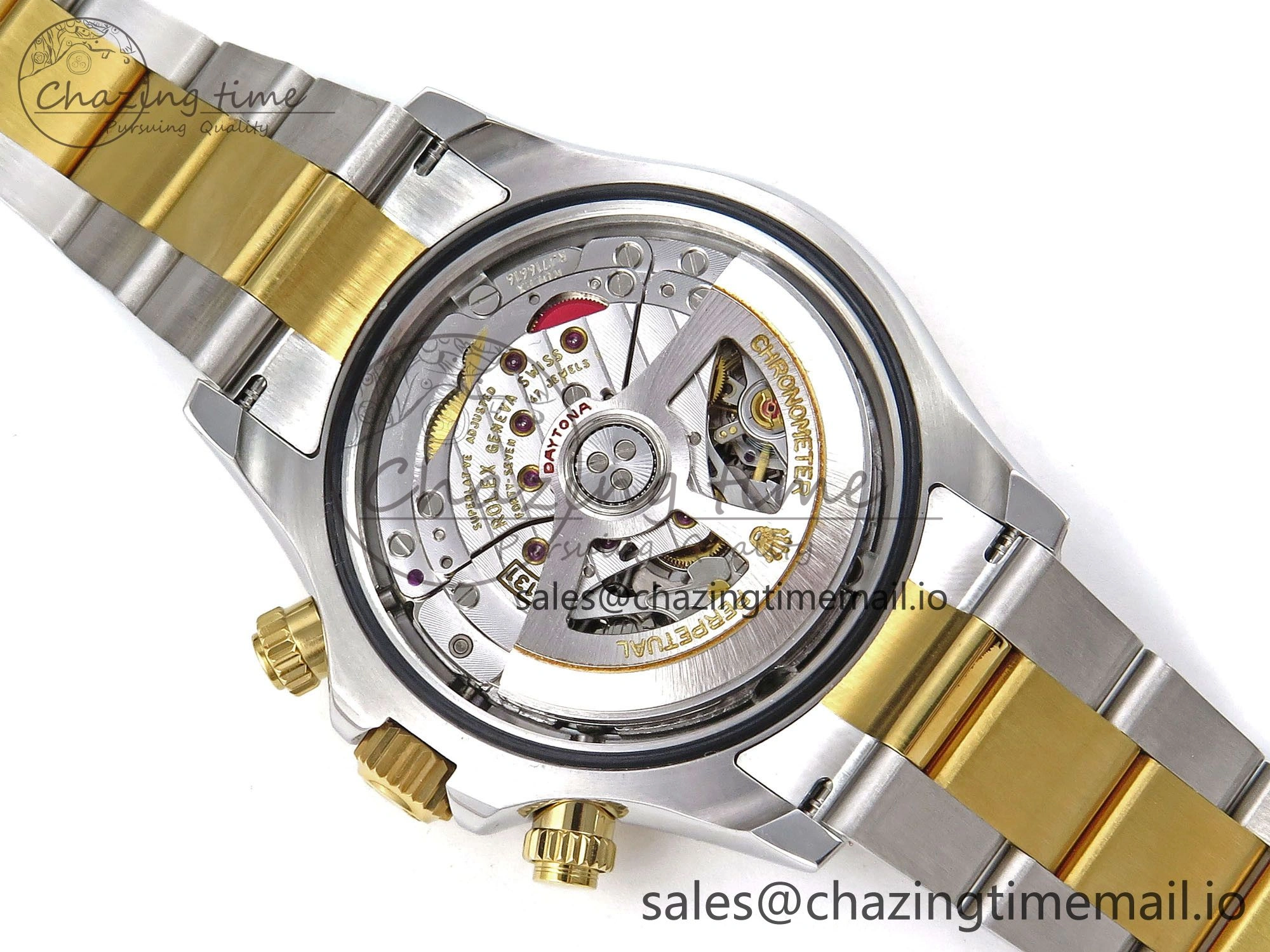 Vibrant Daytona 126503 QF 1:1 Best Edition Black YG Dial on SS YG Braclet SH4131 V 1274