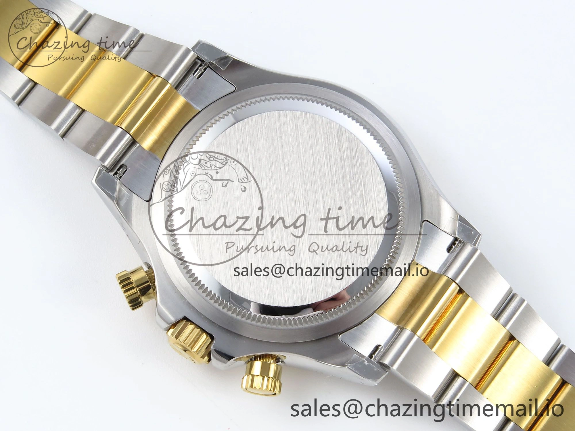 Daytona 126503 QF 1:1 Best Edition Black YG Dial on SS YG Braclet SH4131 V Original 719