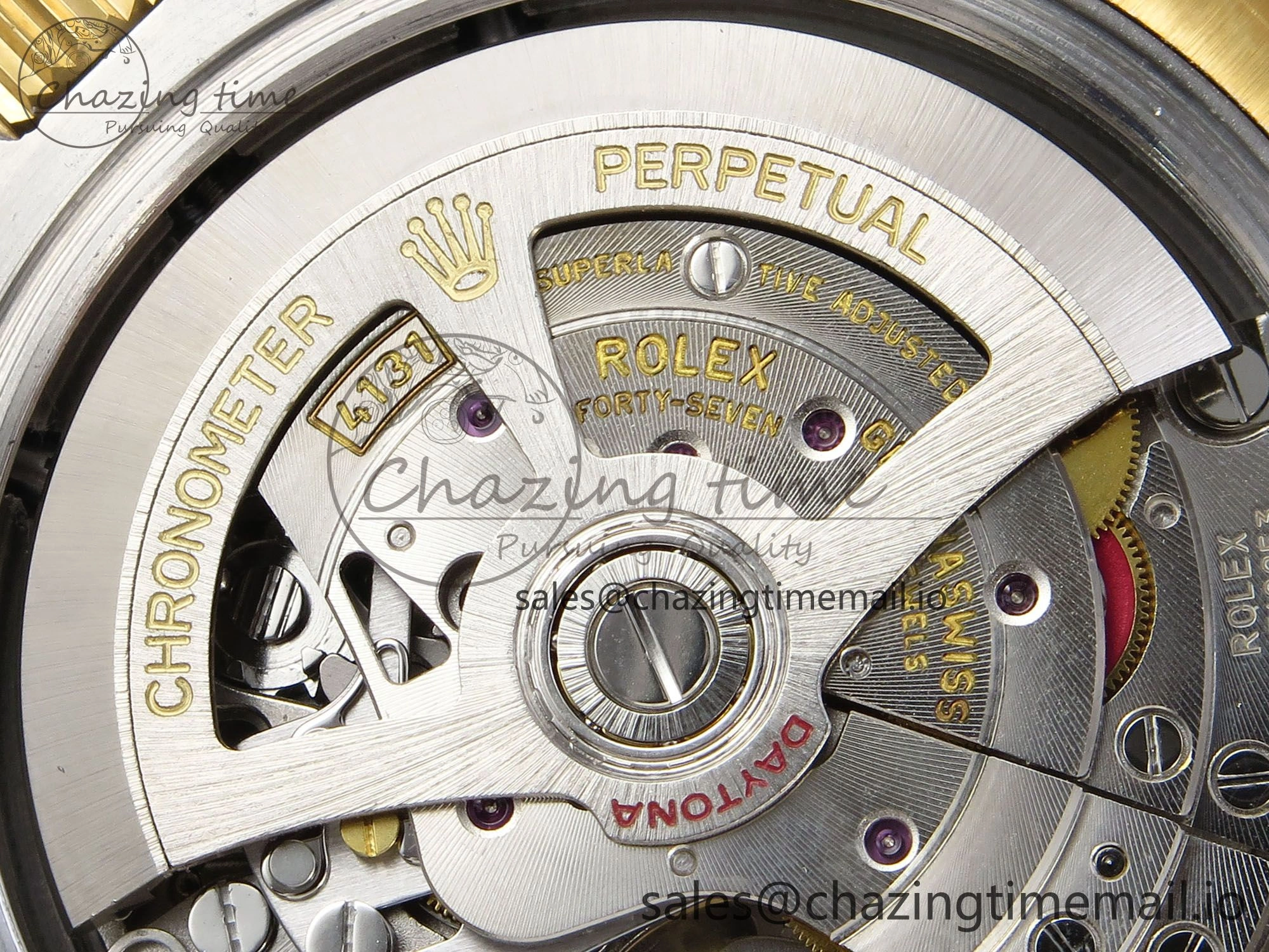 Daytona 126503 QF 1:1 Best Edition Black YG Dial on SS YG Braclet SH4131 V Original 719