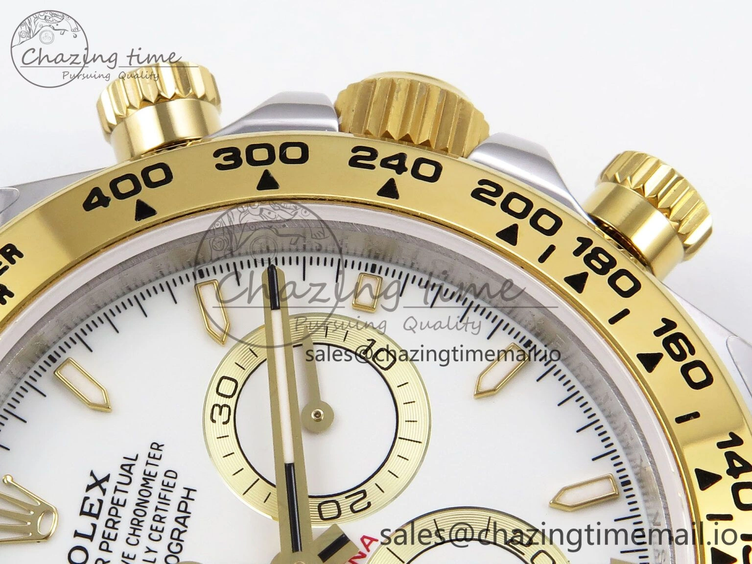 Comfortable Daytona 126503 QF 1:1 Best Edition White Dial on SS YG Braclet SH4131 V 1275