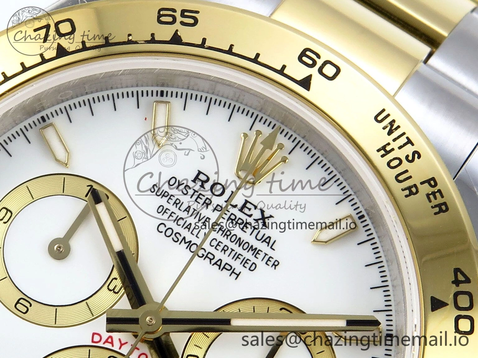 ComfortFit Daytona 126503 QF 1:1 Best Edition White Dial on SS YG Braclet SH4131 V 721