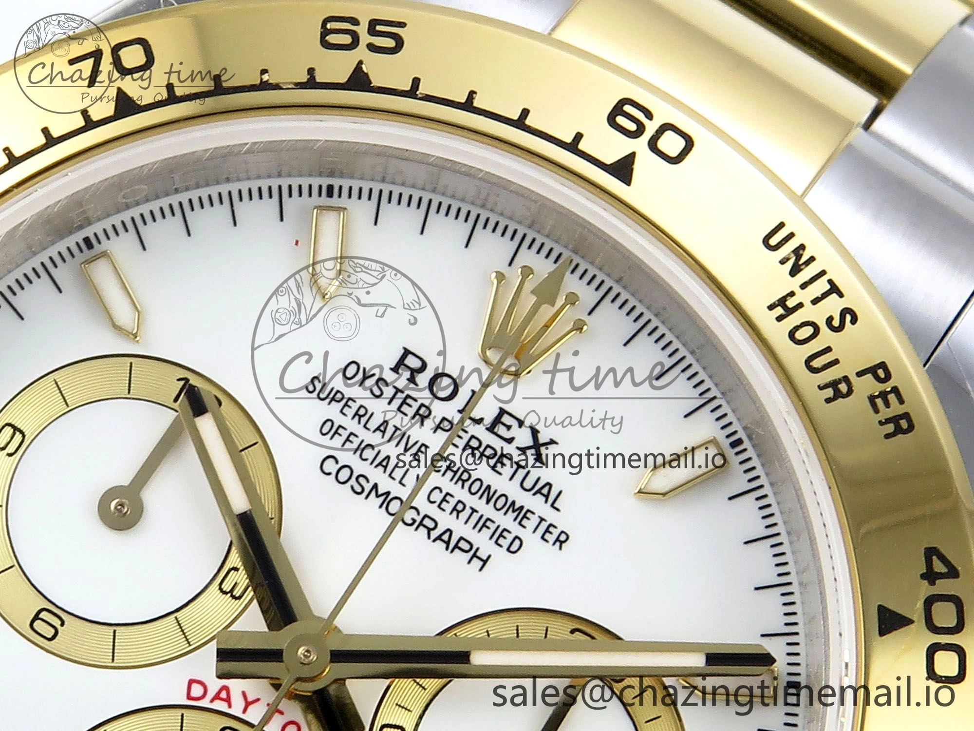 ComfortFit Daytona 126503 QF 1:1 Best Edition White Dial on SS YG Braclet SH4131 V 721