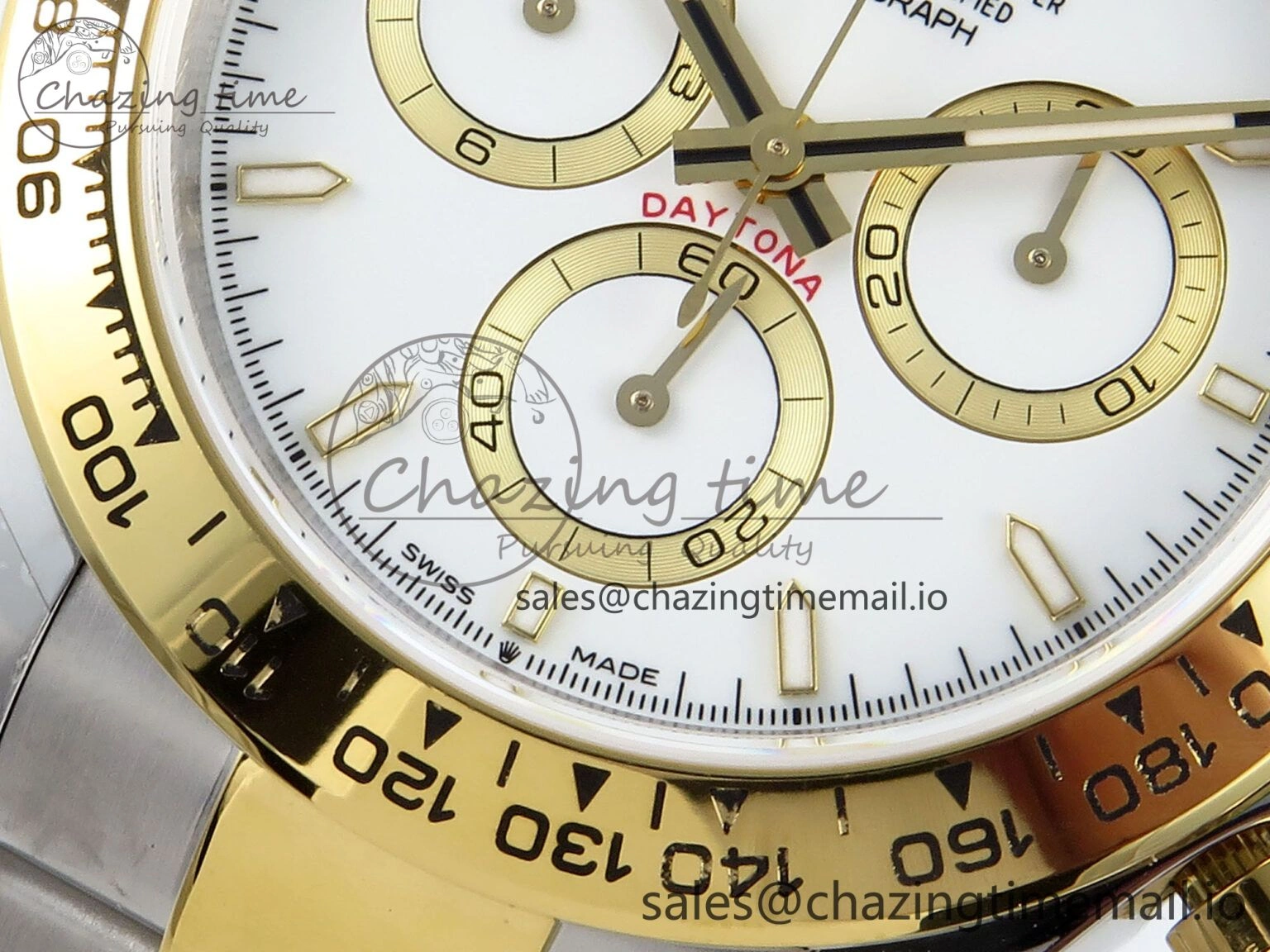 ComfortFit Daytona 126503 QF 1:1 Best Edition White Dial on SS YG Braclet SH4131 V 721