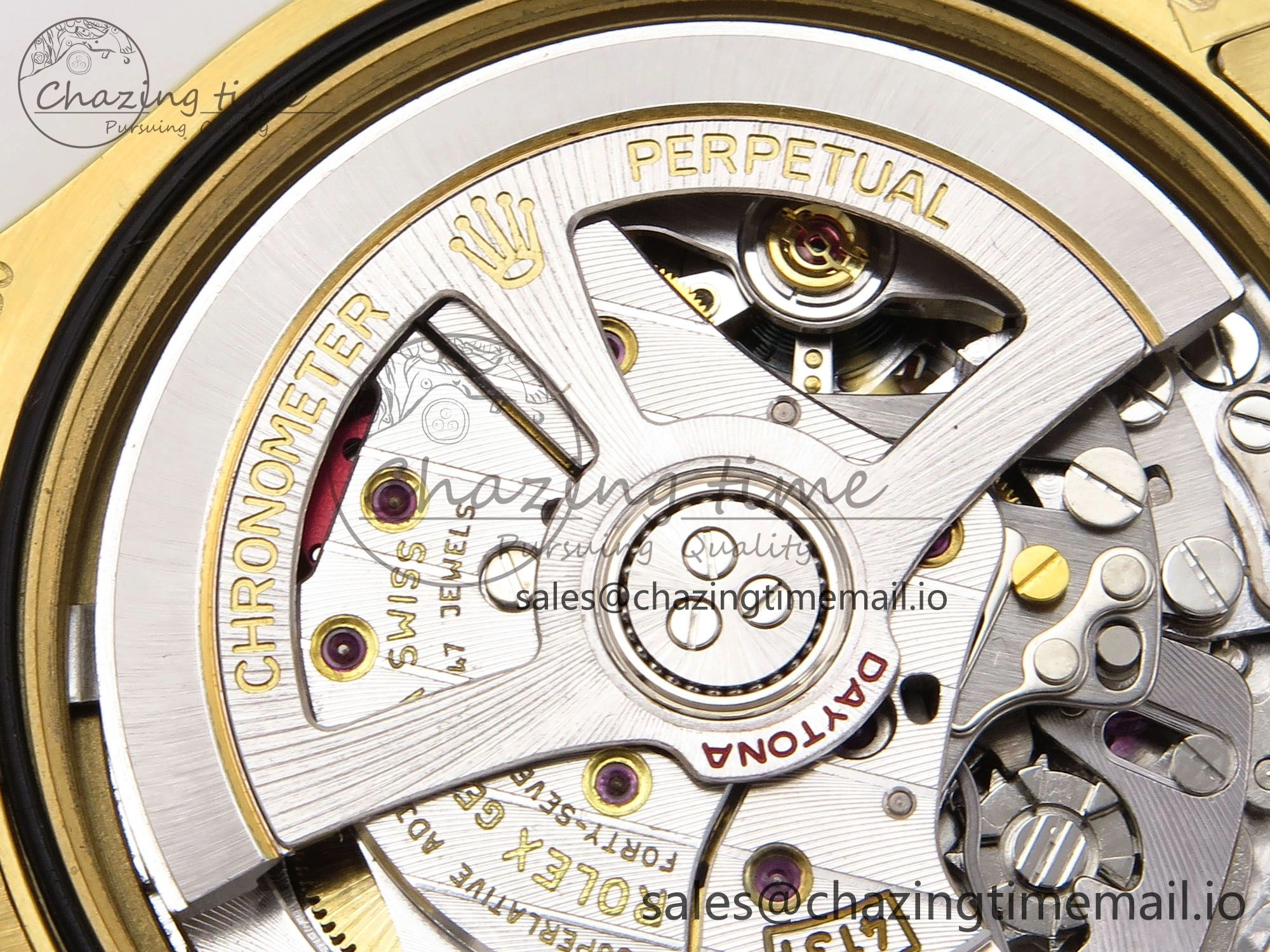 WrinkleFree Daytona 126503 QF 1:1 Best Edition White Dial on YG Bracelet SH4131 V6 (Gain Weight） 1086