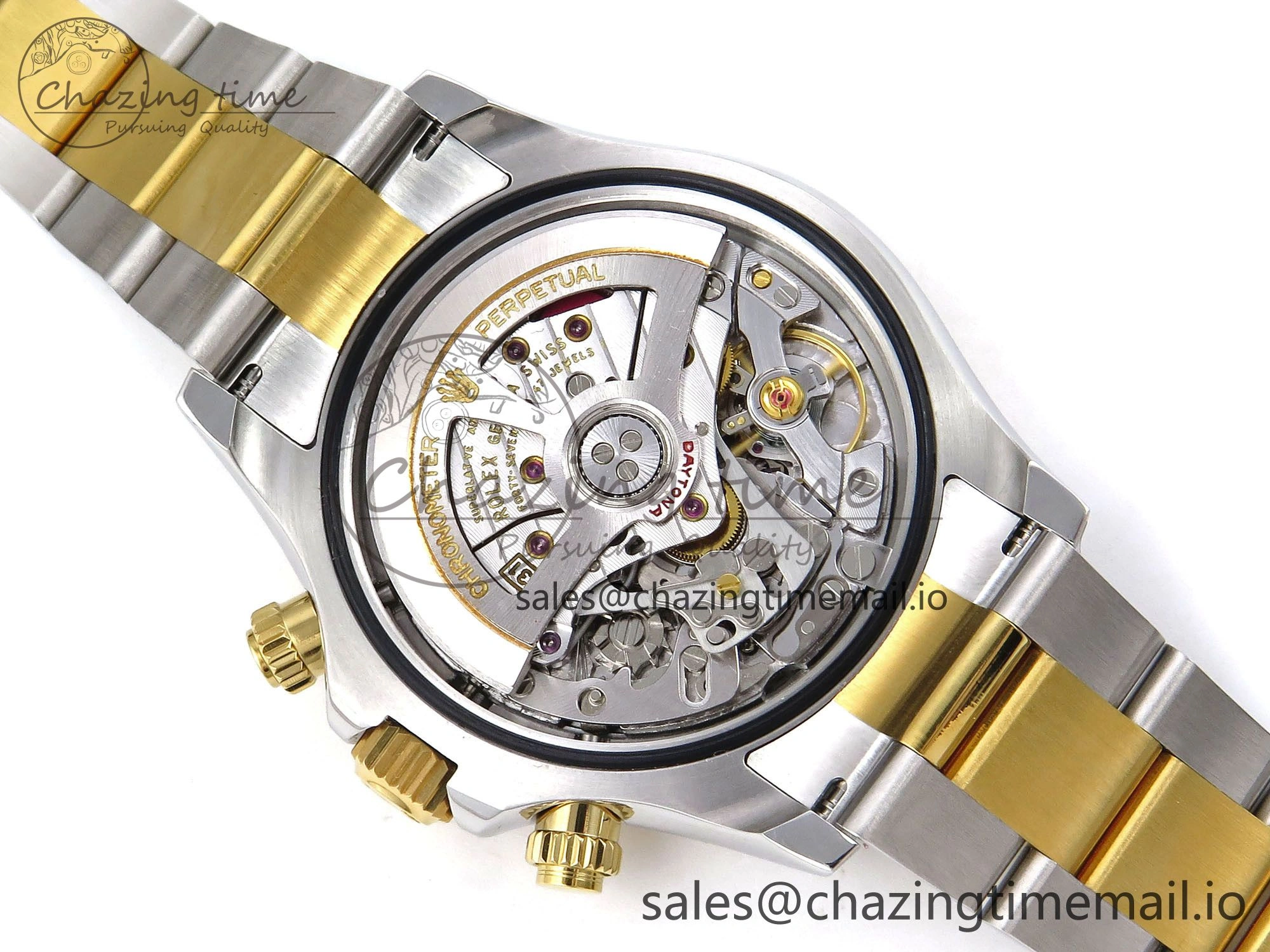 Daytona 126503 QF 1:1 Best Edition YG Dial on SS YG Braclet SH4131 V Thermal 1276