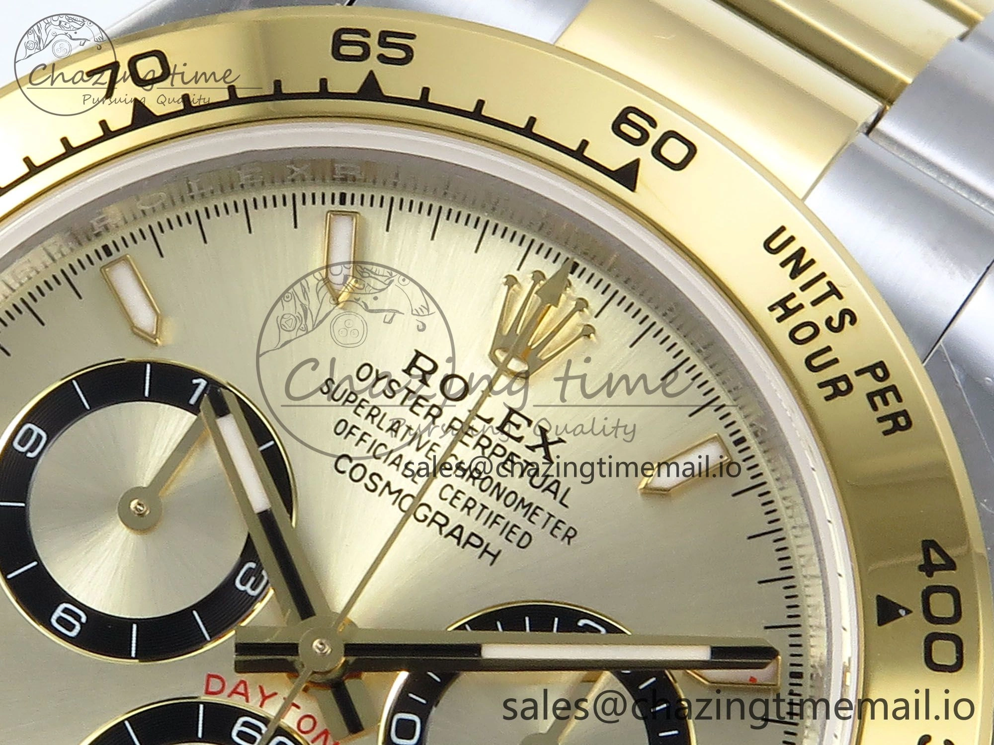 OnTrend Daytona 126503 QF 1:1 Best Edition YG Dial on SS YG Braclet SH4131 V 718