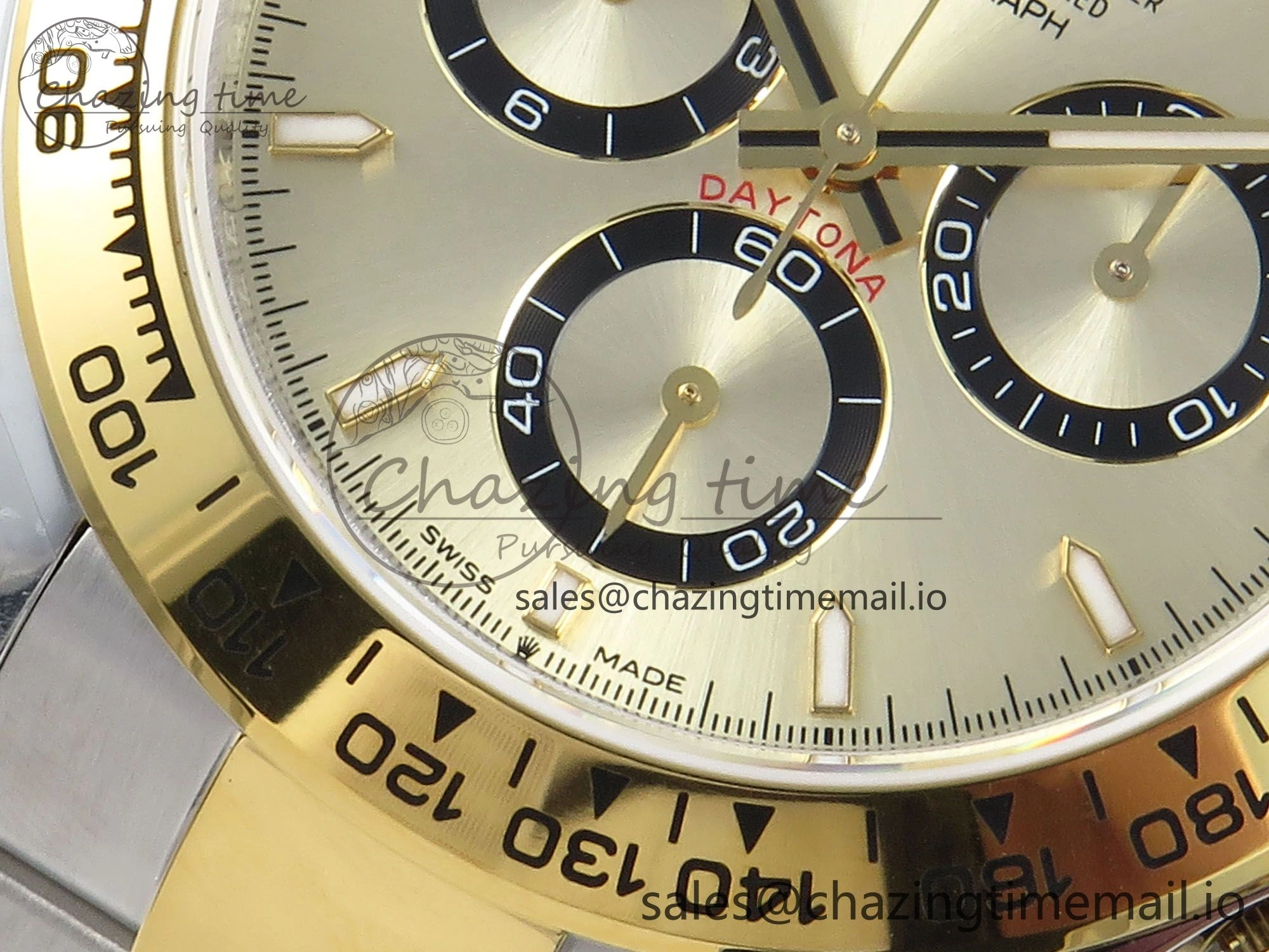 OnTrend Daytona 126503 QF 1:1 Best Edition YG Dial on SS YG Braclet SH4131 V 718