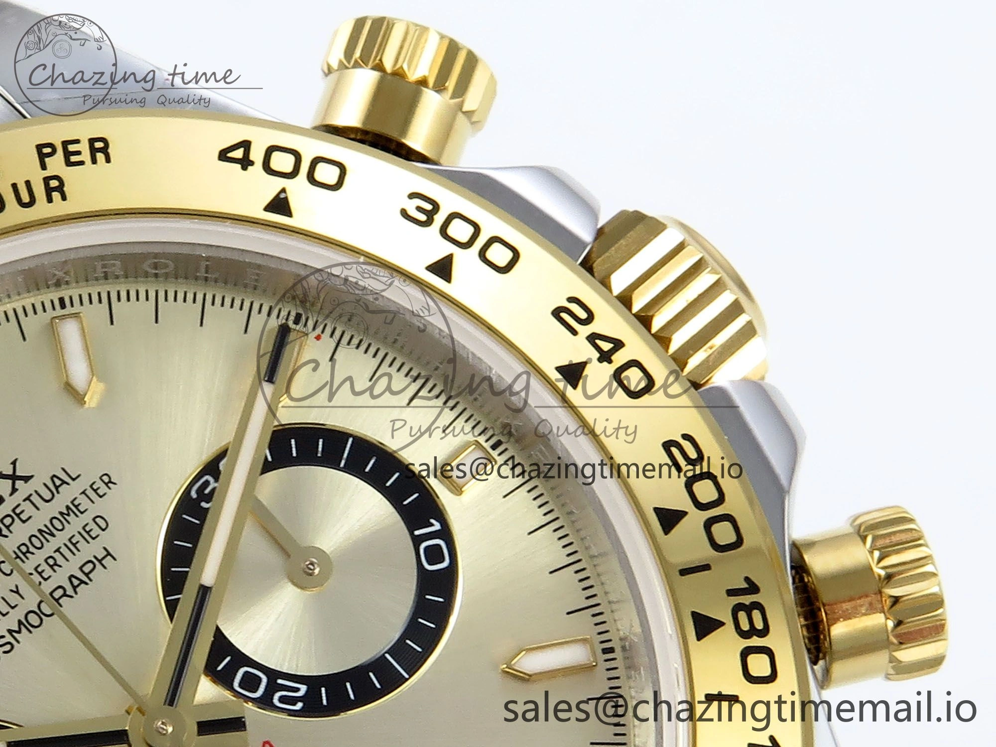 OnTrend Daytona 126503 QF 1:1 Best Edition YG Dial on SS YG Braclet SH4131 V 718